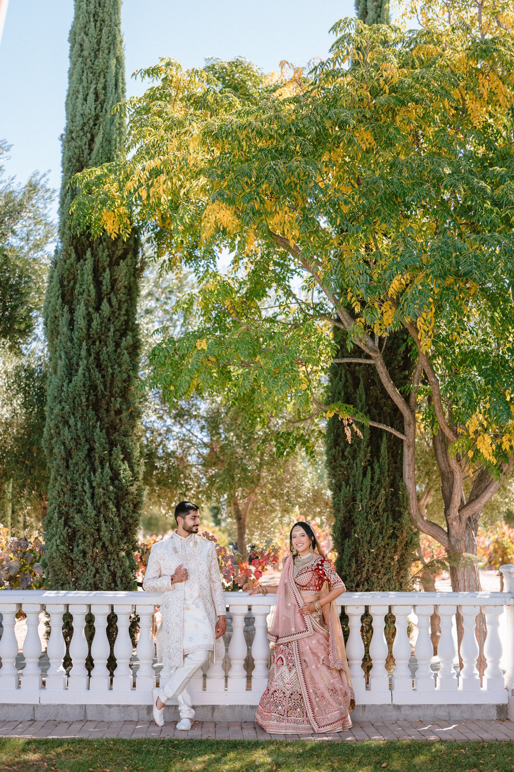 Zoey &amp; Deven's Elegant Indian Wedding at Mount Palomar Winery photo