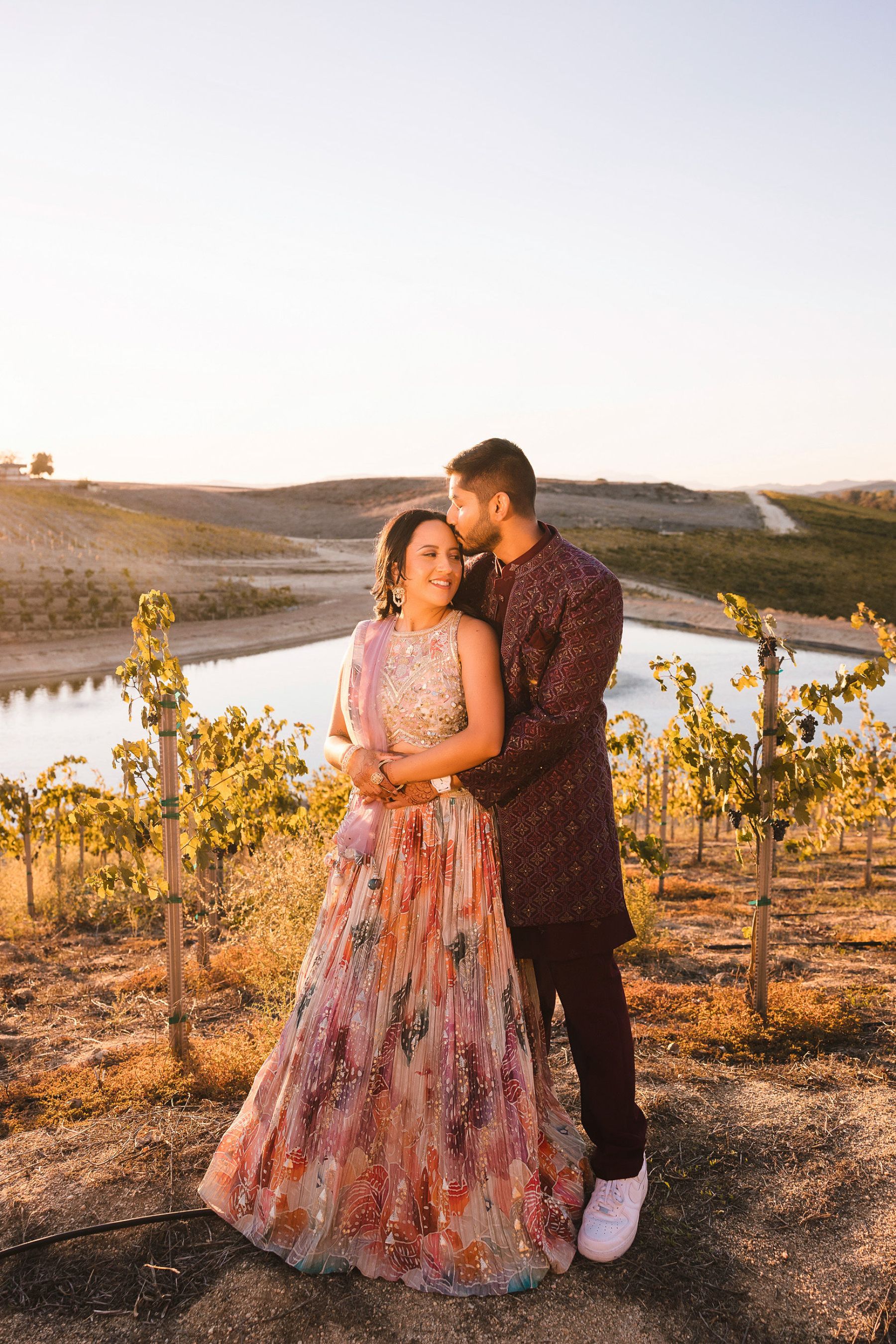 Zoey &amp; Deven's Elegant Indian Wedding at Mount Palomar Winery photo