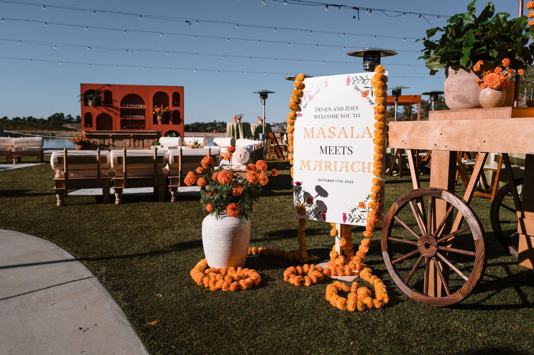 Zoey &amp; Deven's Elegant Indian Wedding at Mount Palomar Winery photo