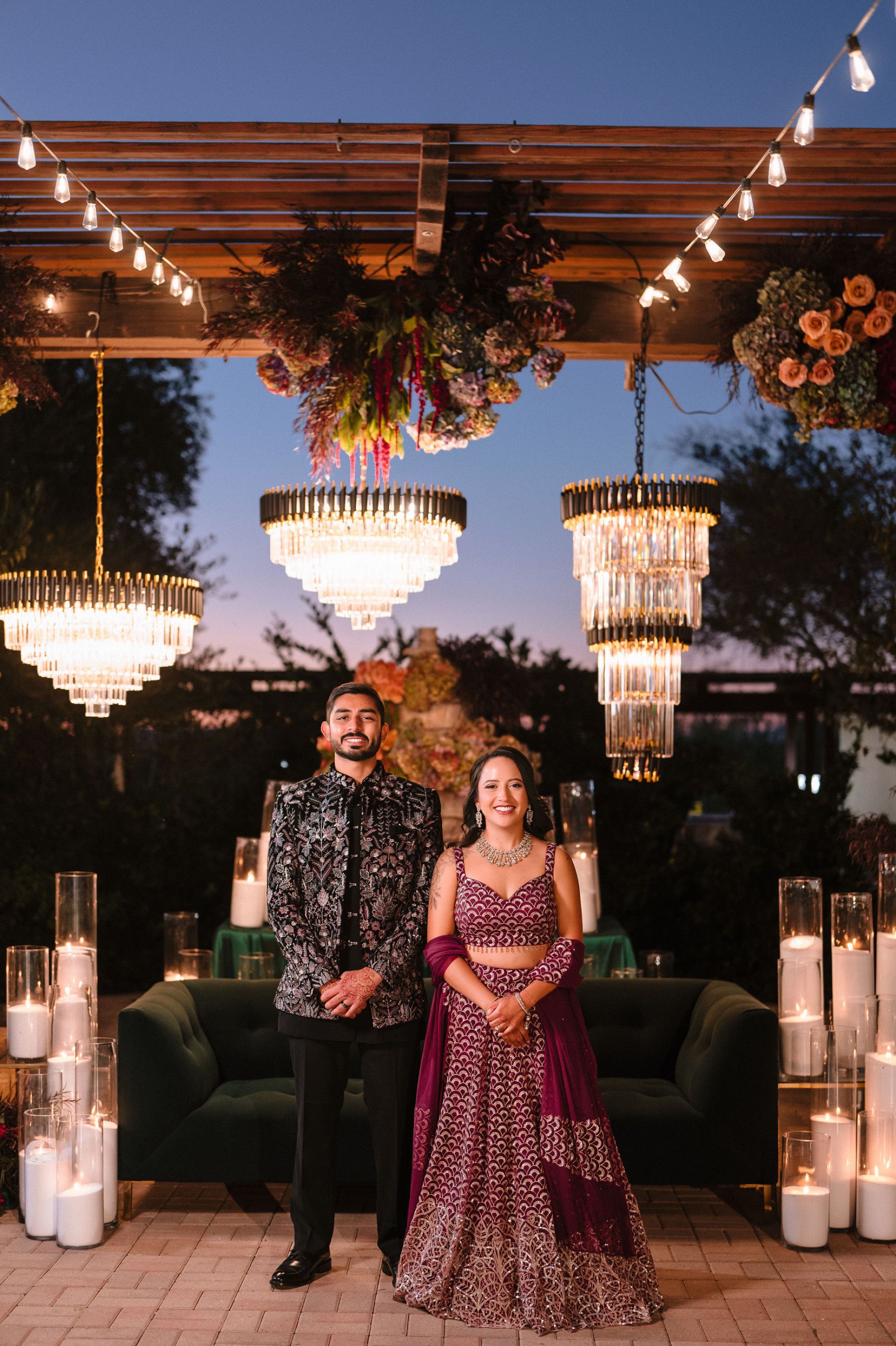 Zoey &amp; Deven's Elegant Indian Wedding at Mount Palomar Winery photo