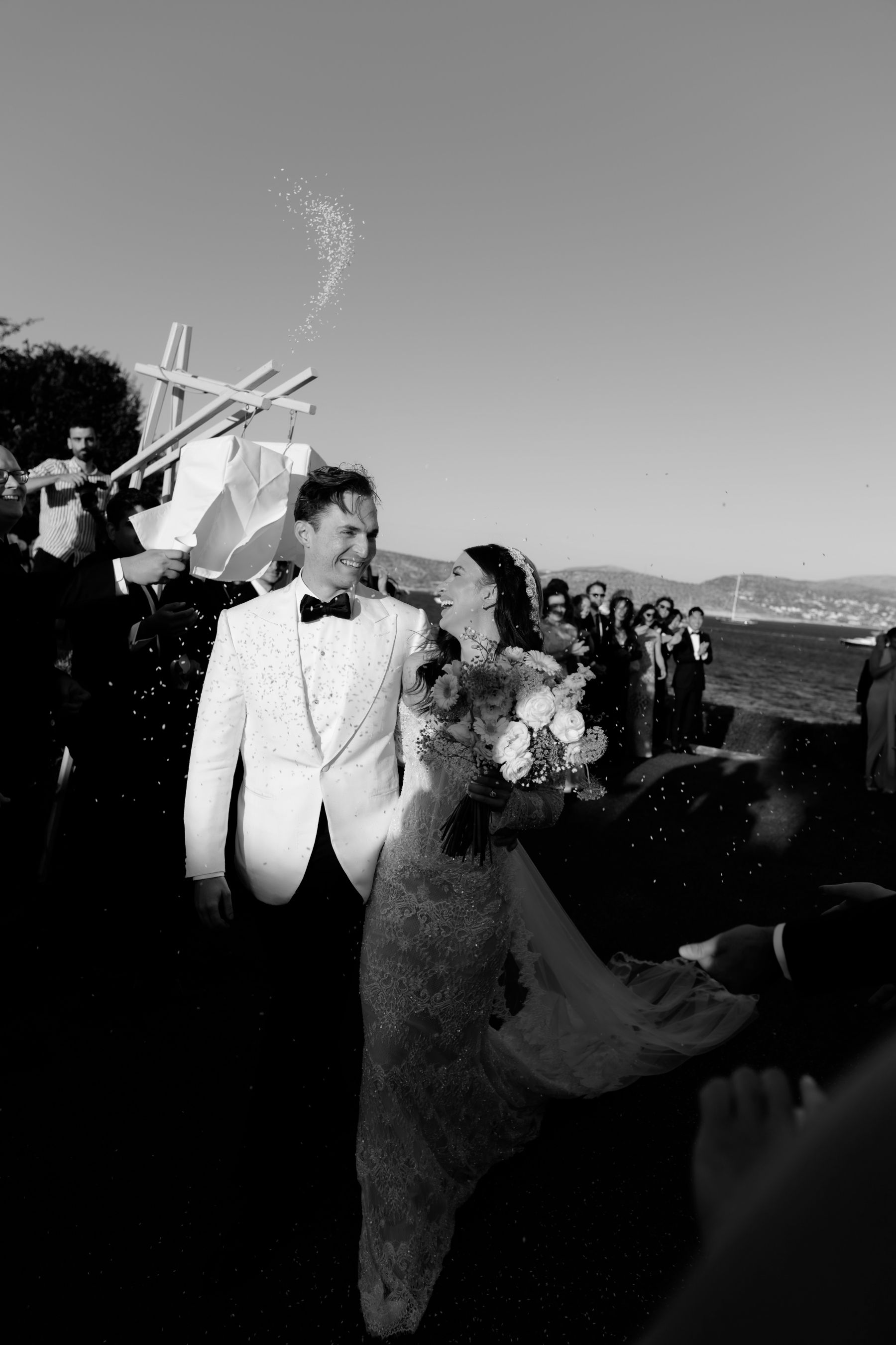 Alexis &amp; Matthew's Dream Wedding at Island Resort Athens Riviera: Romance, Tarot, and The City of the Gods photo