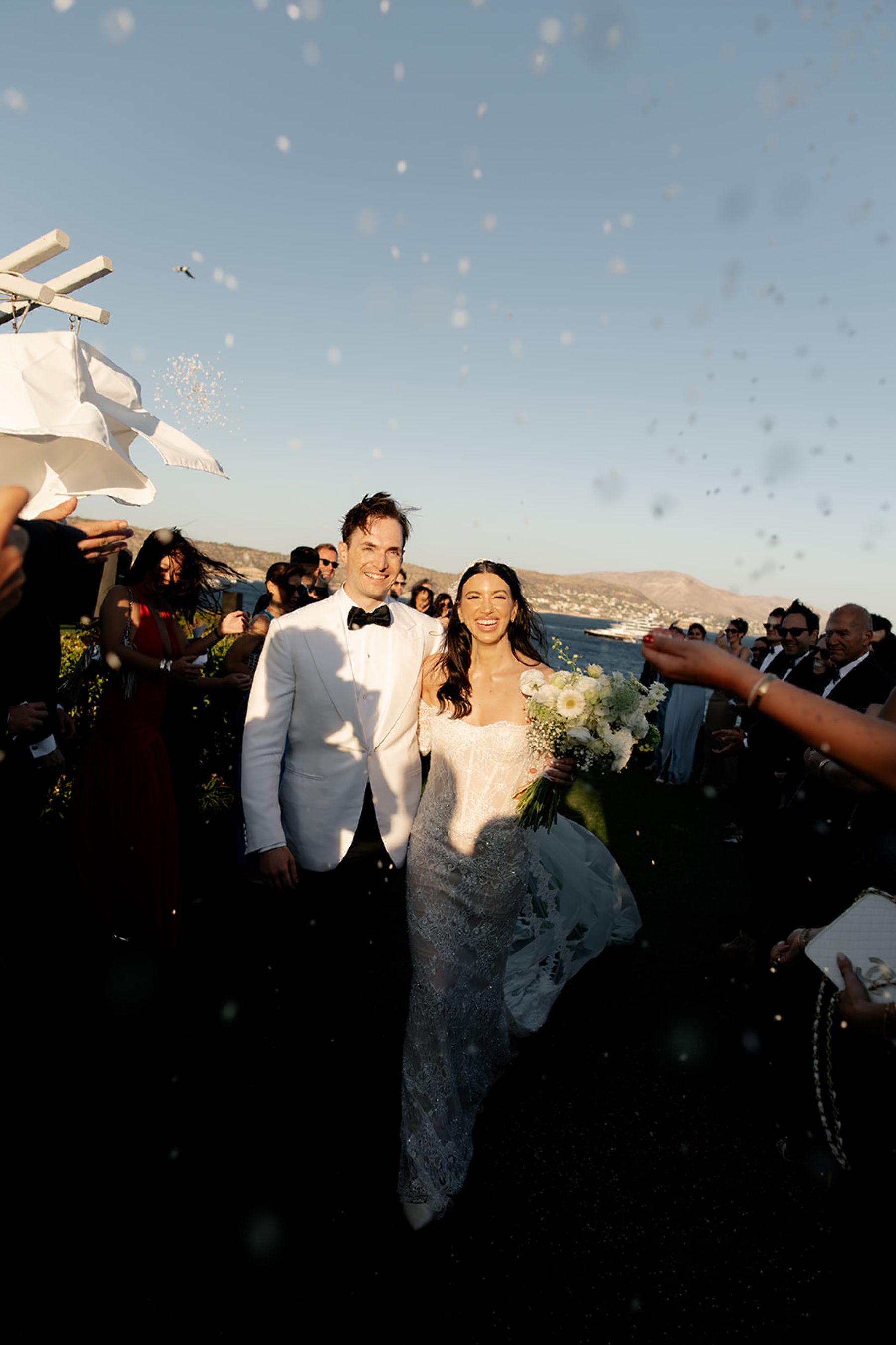 Alexis &amp; Matthew's Dream Wedding at Island Resort Athens Riviera: Romance, Tarot, and The City of the Gods photo
