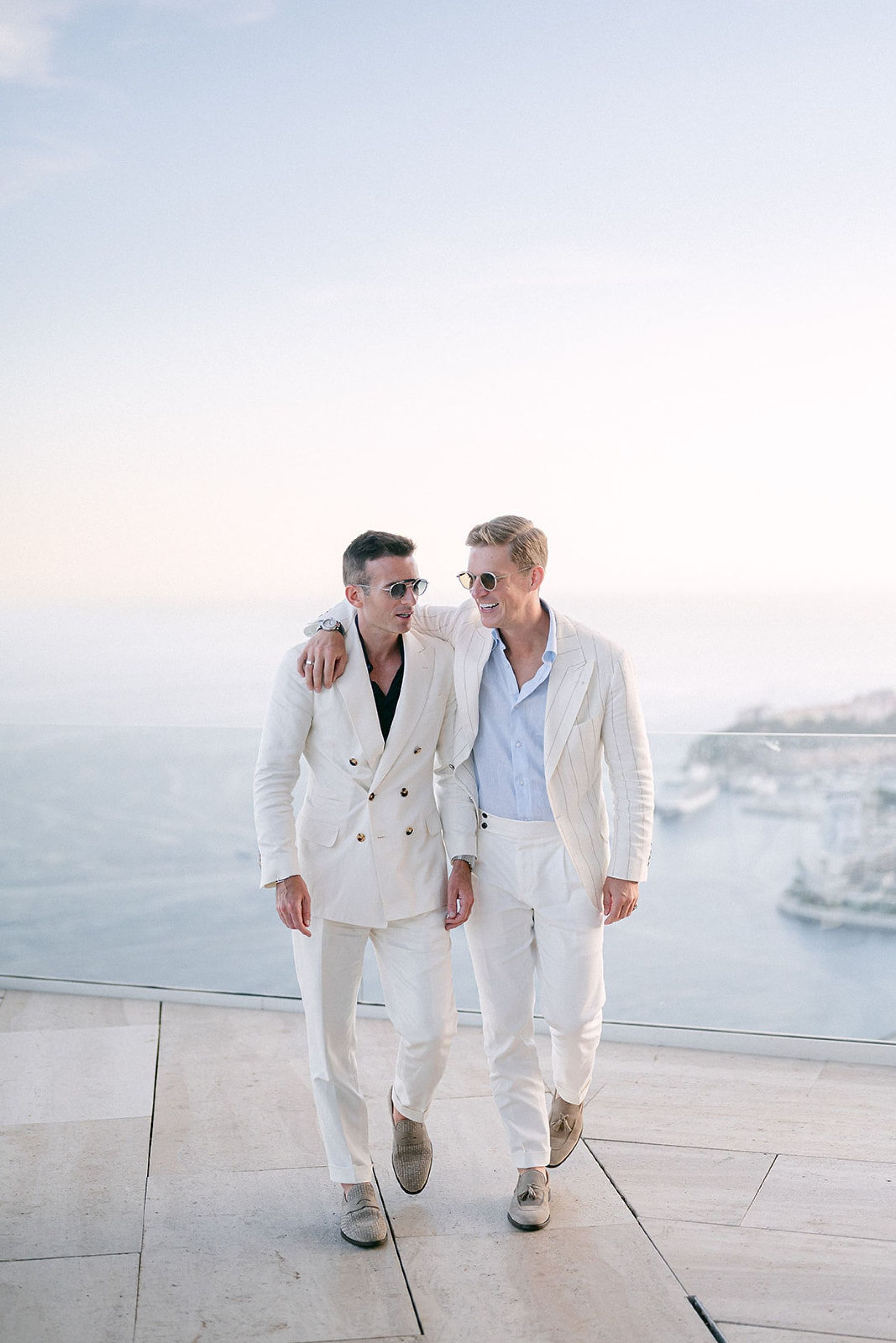 Same City, Seventeen Years Later: Weston &amp; Daniel's Wedding at Maybourne Riviera photo