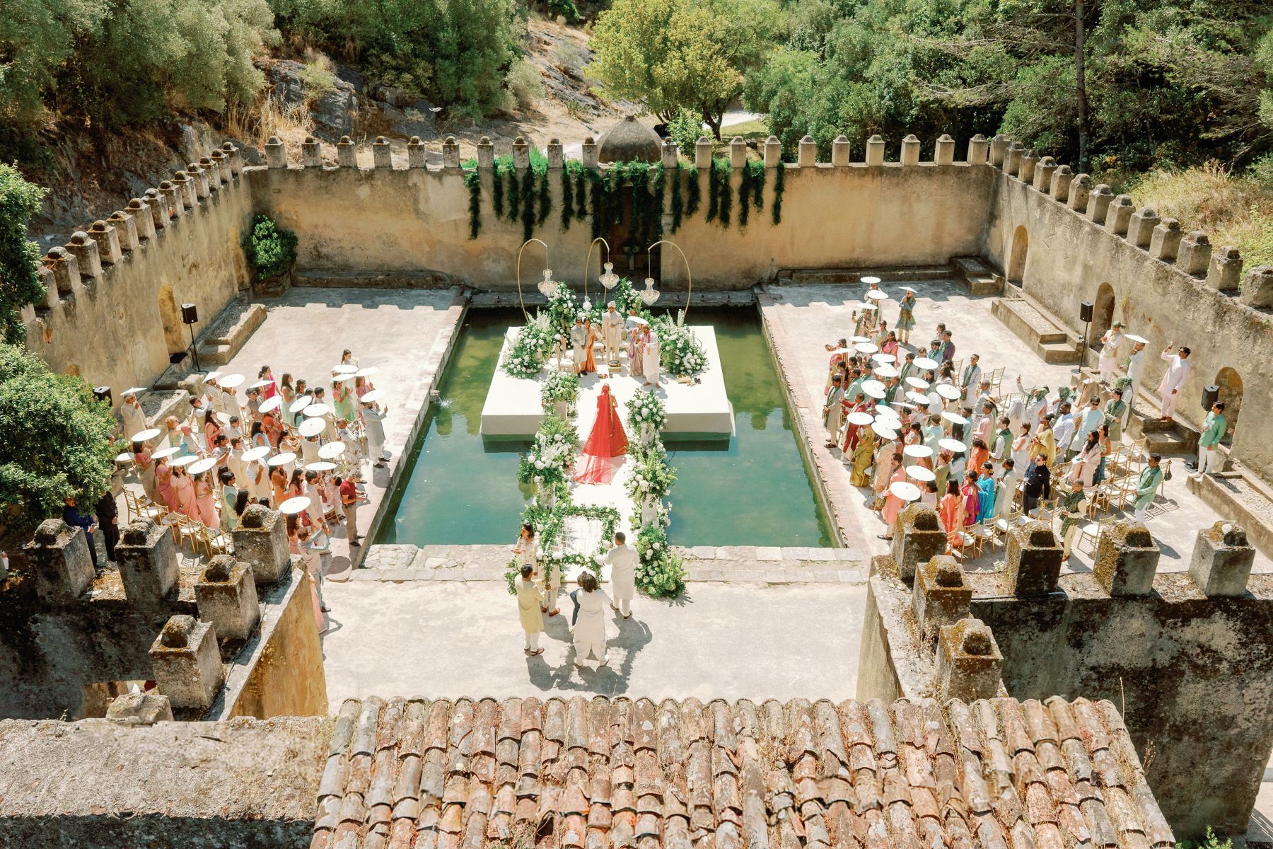 The Rumba, the Red Lehenga, and Rustic Elegance: Anushka &amp; Nitin's Wedding at Penha Longa Resort, Sintra photo
