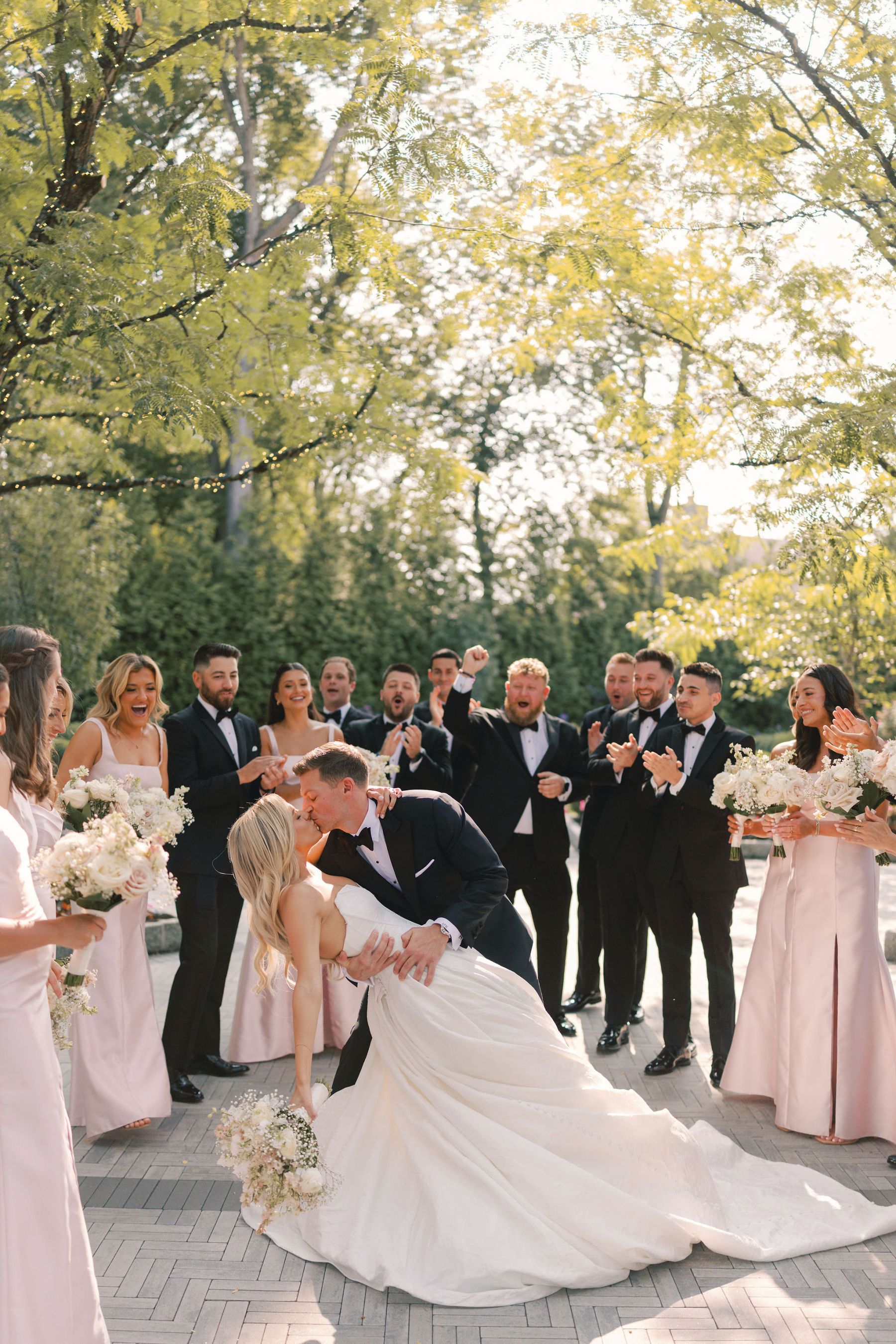 Bridgerton Dreams and a Pasta Surprise: Casey &amp; Andrew's Wedding at The Estate at Florentine Gardens photo