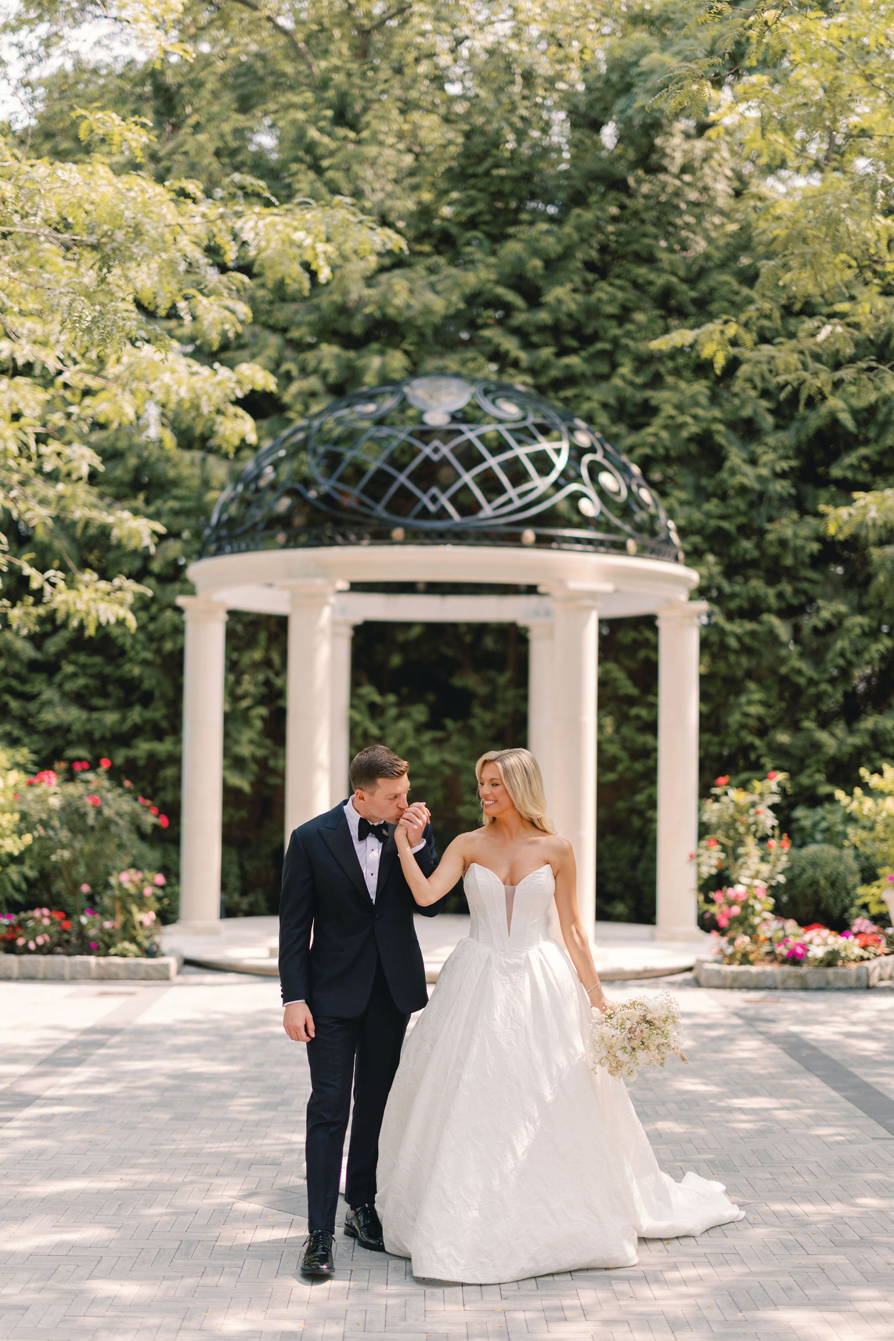 Bridgerton Dreams and a Pasta Surprise: Casey &amp; Andrew's Wedding at The Estate at Florentine Gardens photo