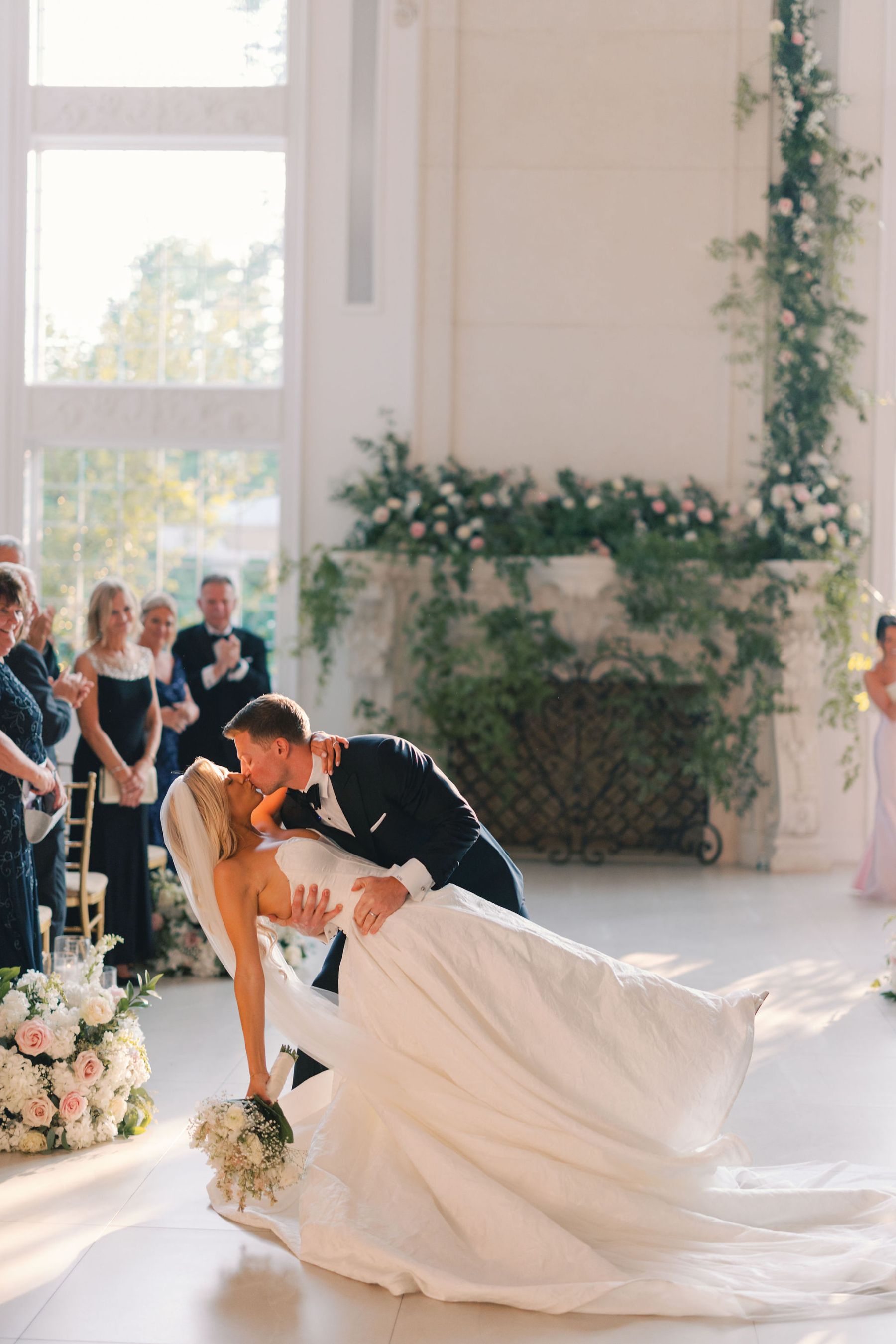 Bridgerton Dreams and a Pasta Surprise: Casey &amp; Andrew's Wedding at The Estate at Florentine Gardens photo