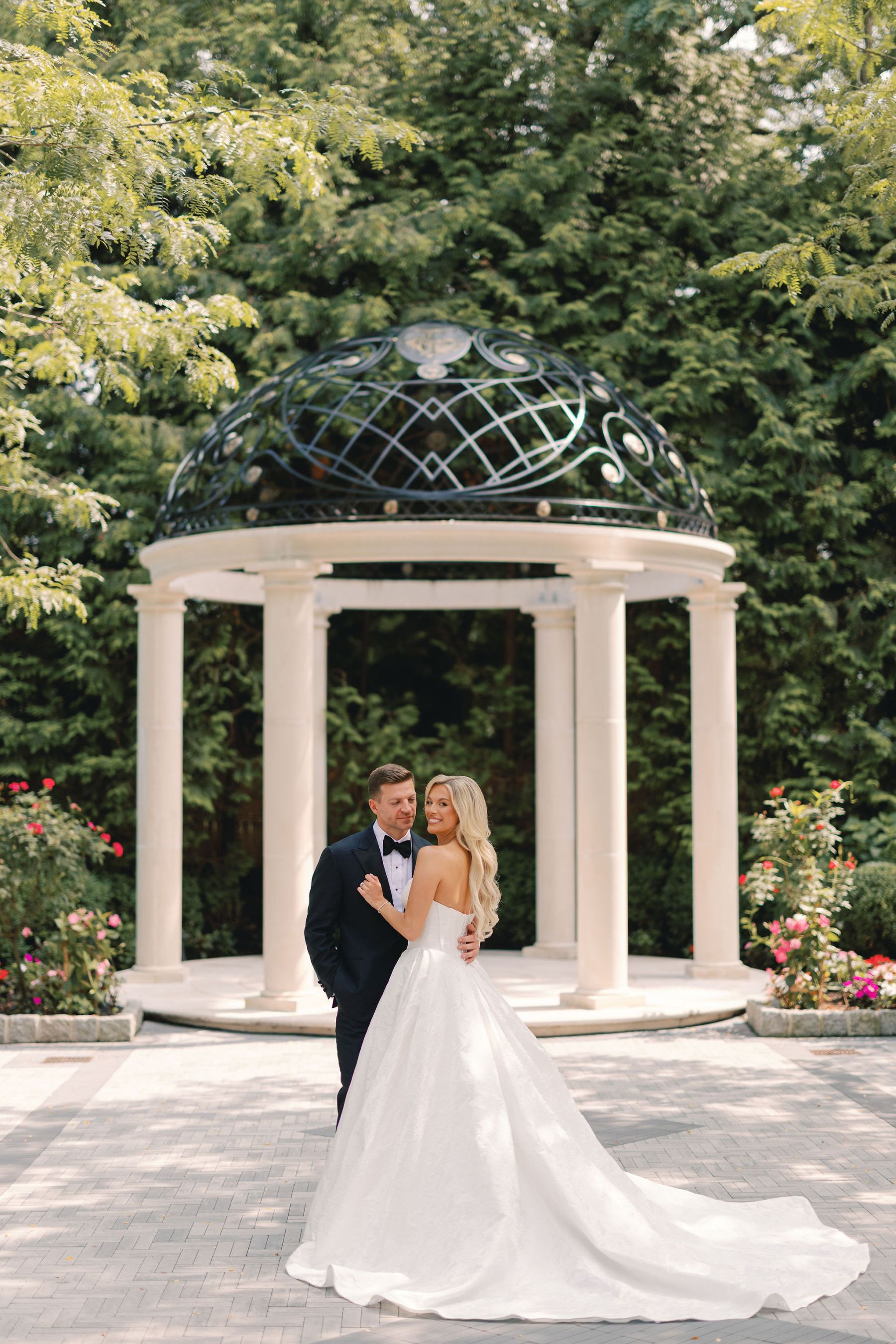 Bridgerton Dreams and a Pasta Surprise: Casey &amp; Andrew's Wedding at The Estate at Florentine Gardens photo