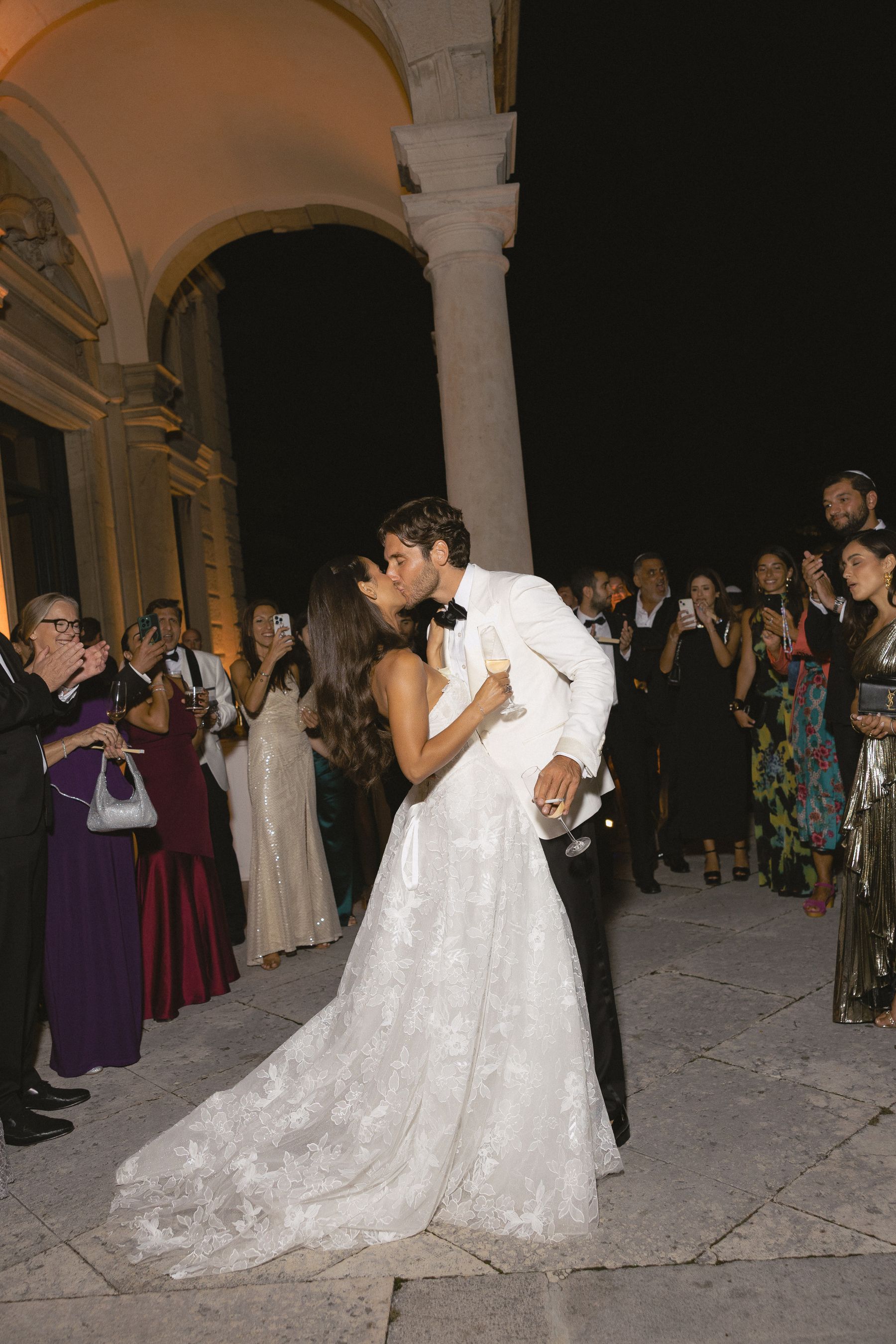 From a Paris Birthday Party to a Huppah on Lake Como: Carina &amp; Elie’s Wedding at The Villa Erba photo