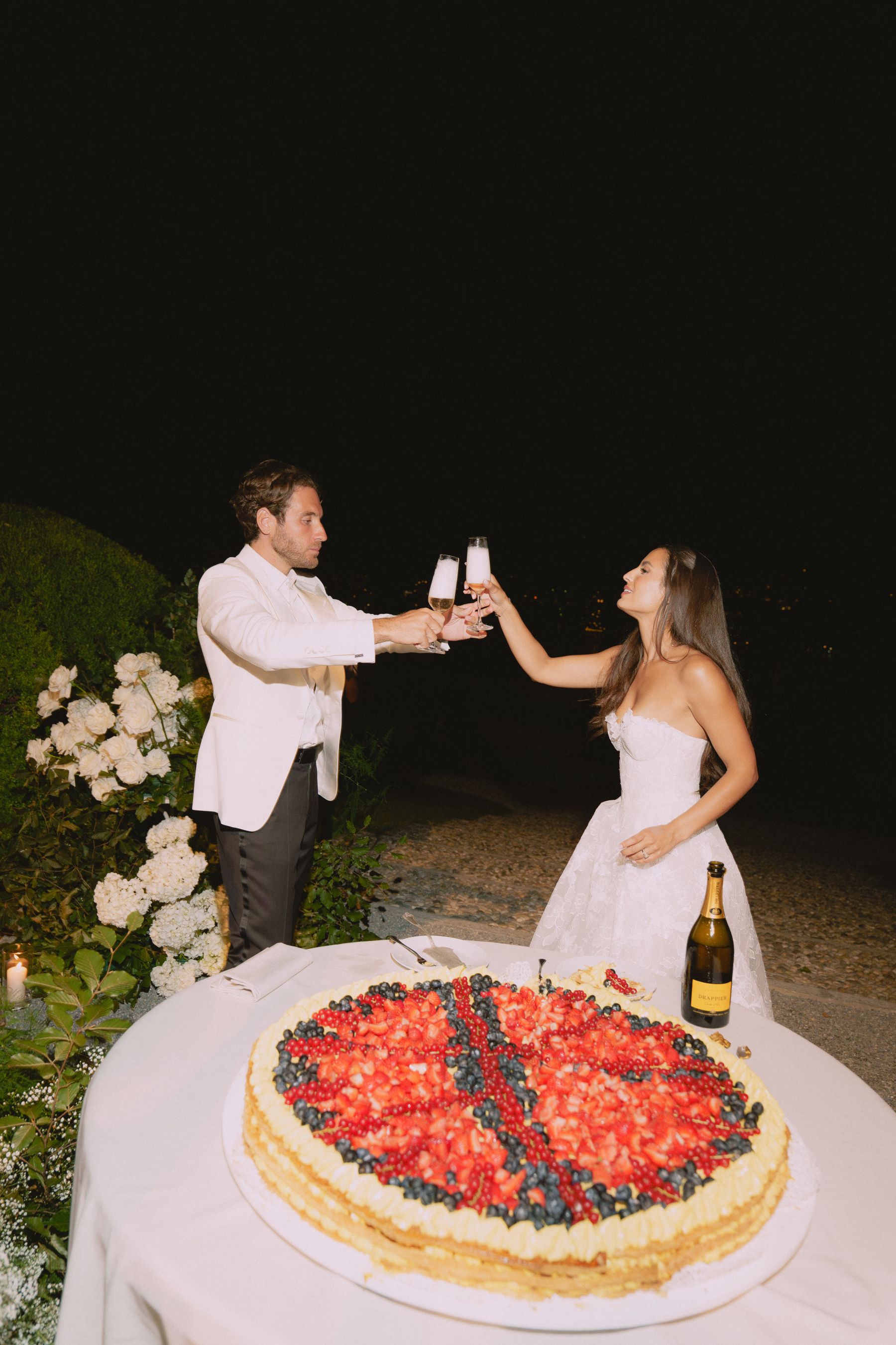 From a Paris Birthday Party to a Huppah on Lake Como: Carina &amp; Elie’s Wedding at The Villa Erba photo
