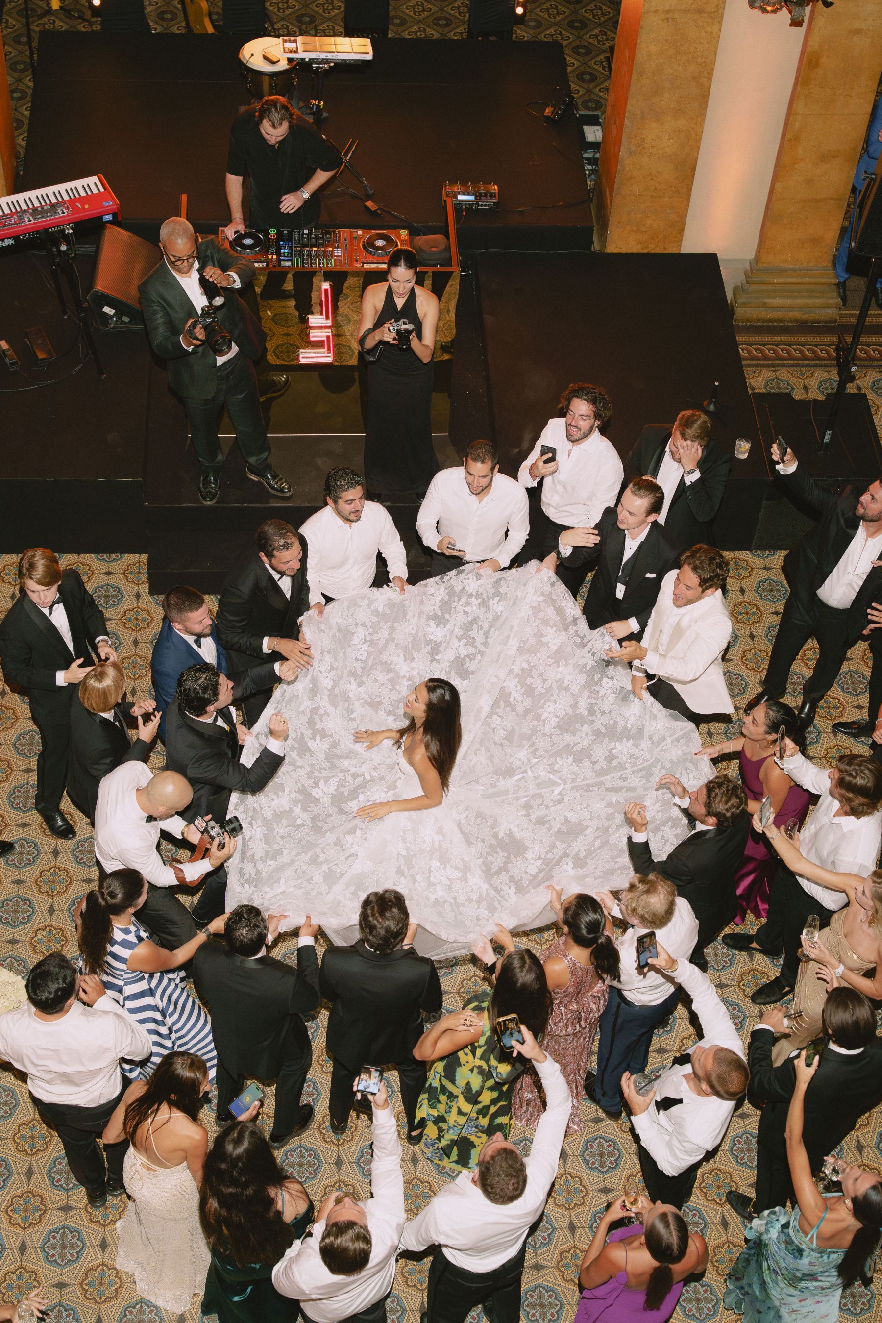 From a Paris Birthday Party to a Huppah on Lake Como: Carina &amp; Elie’s Wedding at The Villa Erba photo