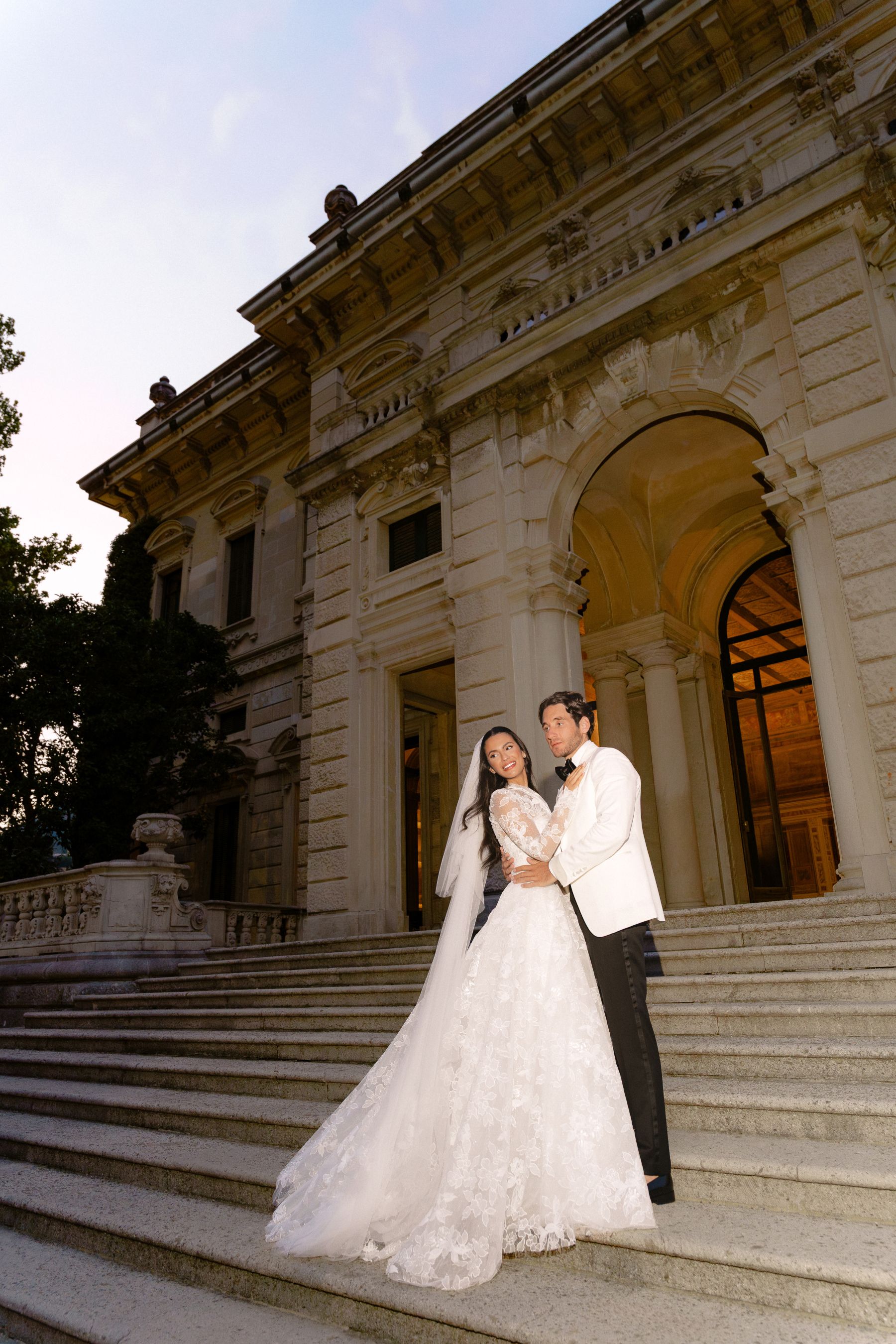 From a Paris Birthday Party to a Huppah on Lake Como: Carina &amp; Elie’s Wedding at The Villa Erba photo