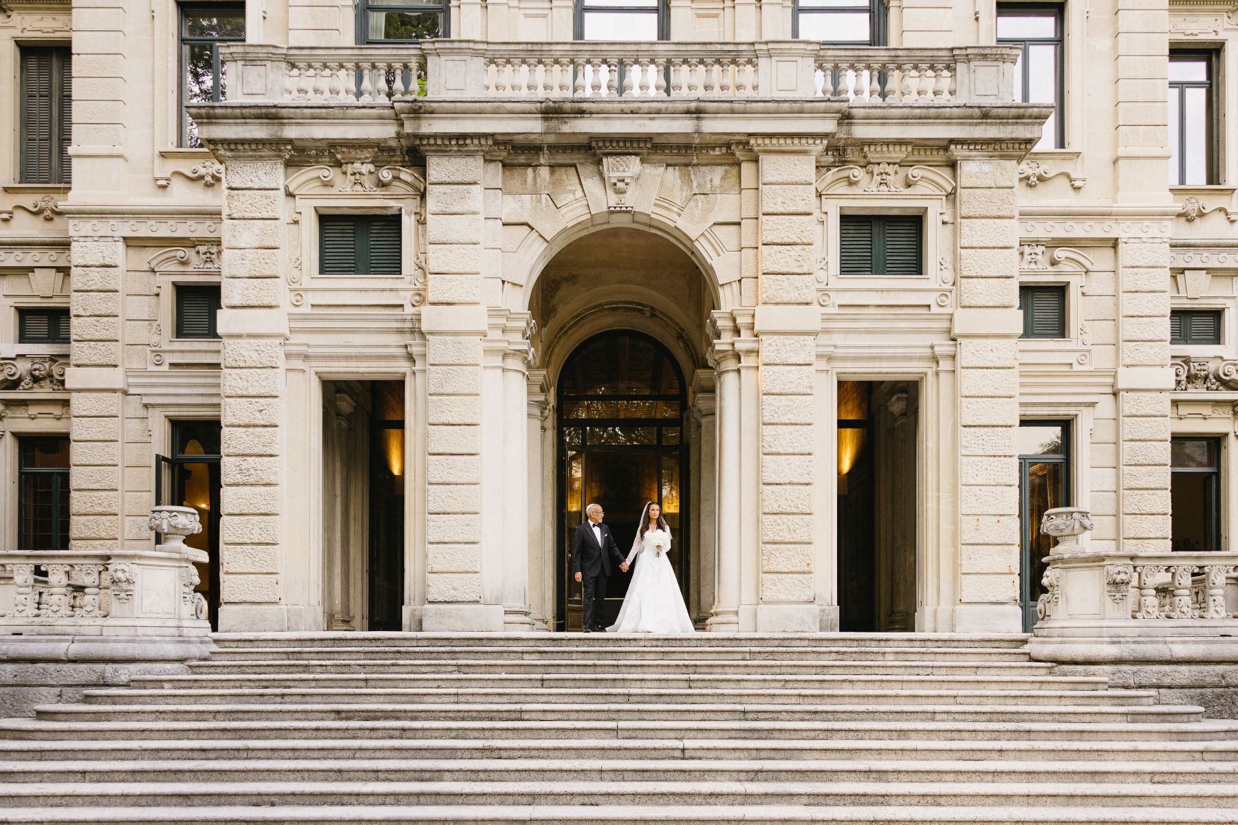 From a Paris Birthday Party to a Huppah on Lake Como: Carina &amp; Elie’s Wedding at The Villa Erba photo