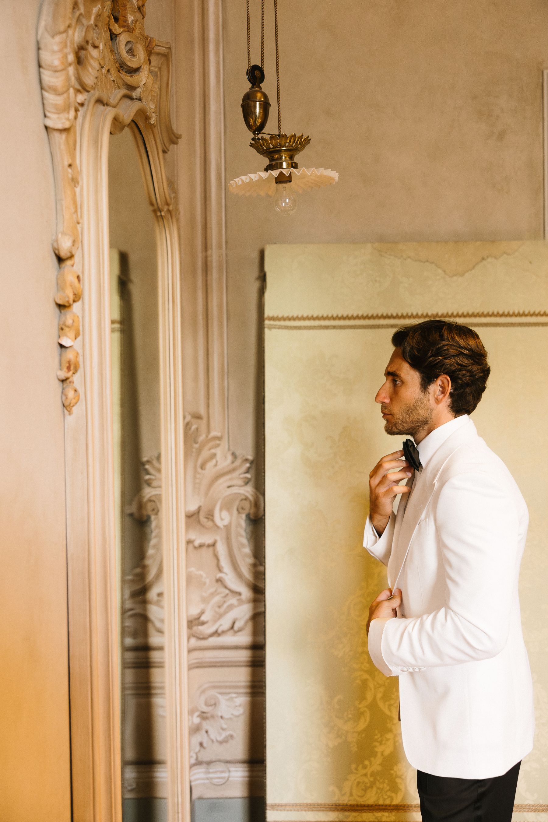 From a Paris Birthday Party to a Huppah on Lake Como: Carina &amp; Elie’s Wedding at The Villa Erba photo