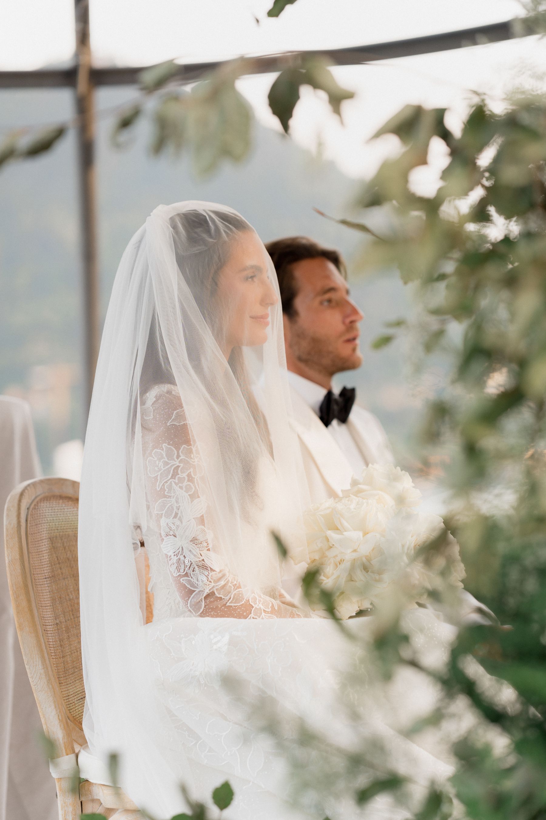 From a Paris Birthday Party to a Huppah on Lake Como: Carina &amp; Elie’s Wedding at The Villa Erba photo