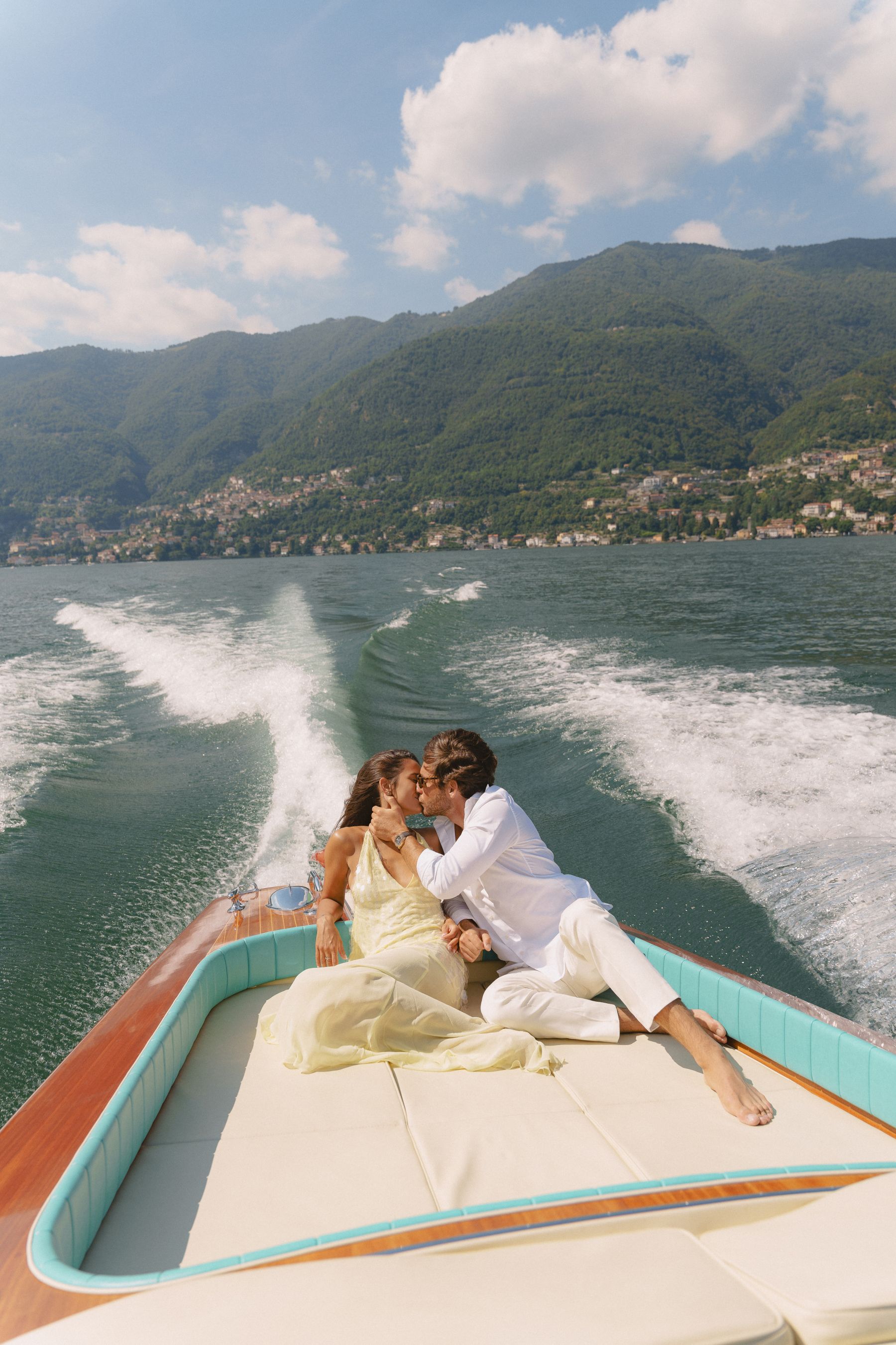 From a Paris Birthday Party to a Huppah on Lake Como: Carina &amp; Elie’s Wedding at The Villa Erba photo