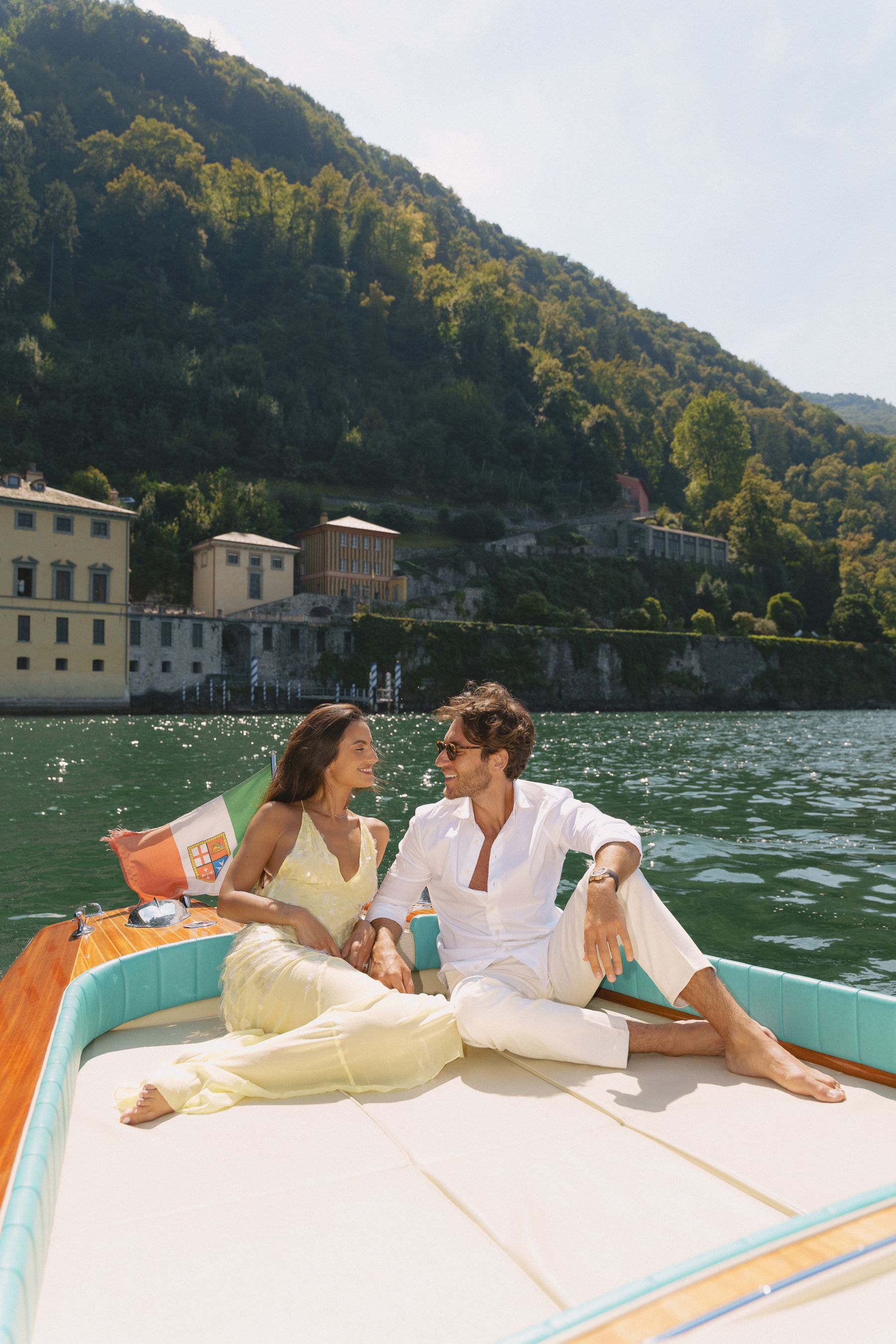 From a Paris Birthday Party to a Huppah on Lake Como: Carina &amp; Elie’s Wedding at The Villa Erba photo