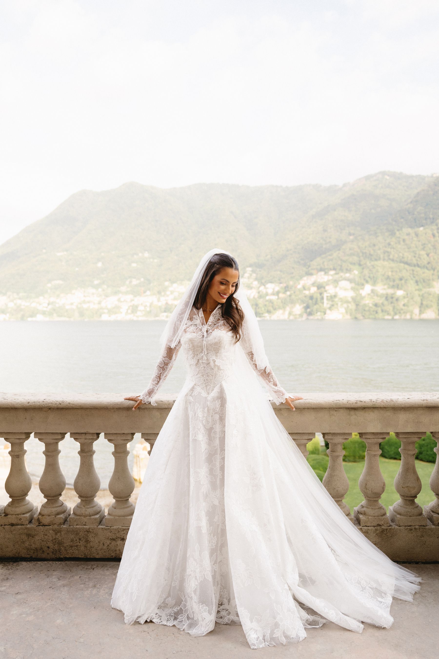 From a Paris Birthday Party to a Huppah on Lake Como: Carina &amp; Elie’s Wedding at The Villa Erba photo