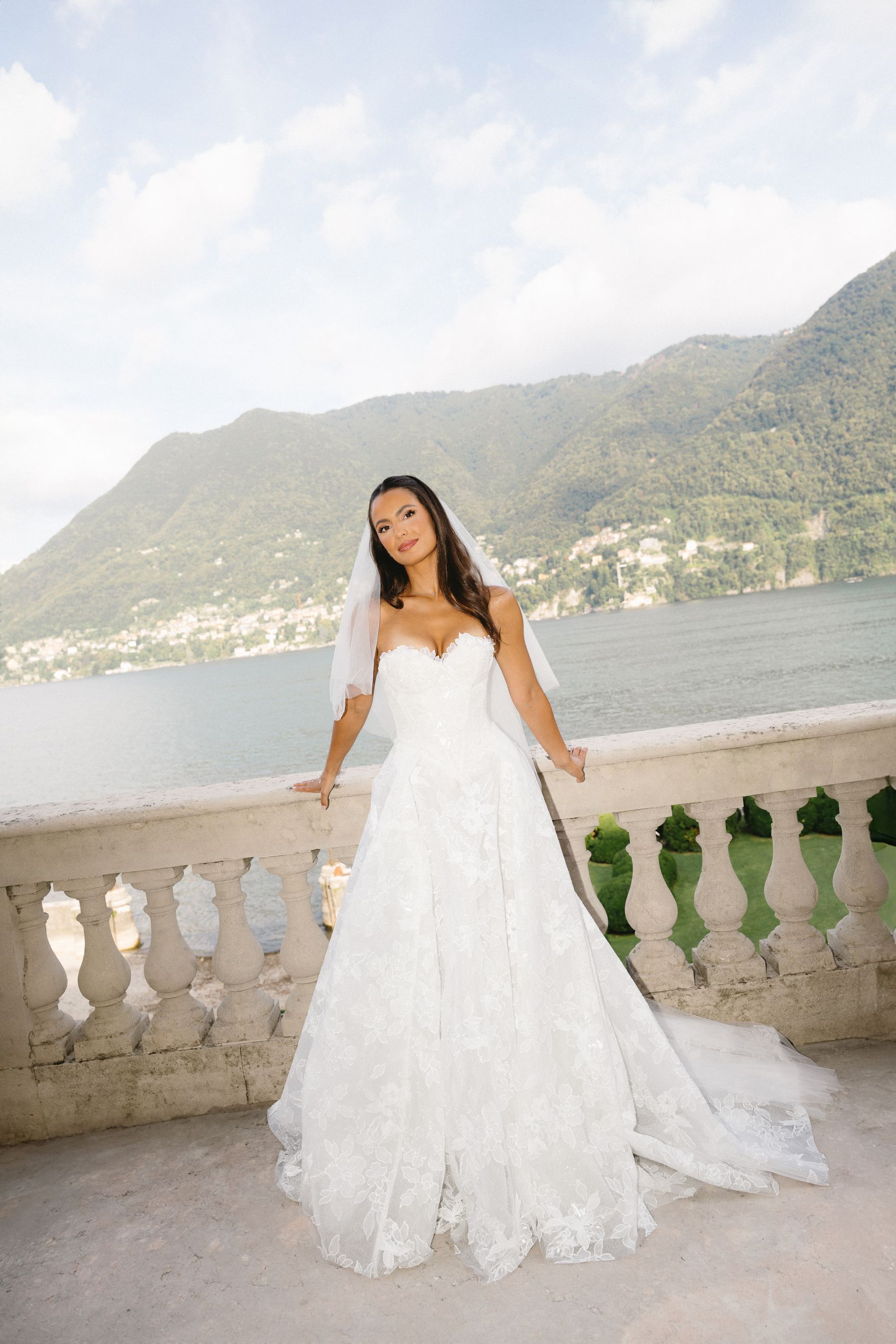 From a Paris Birthday Party to a Huppah on Lake Como: Carina &amp; Elie’s Wedding at The Villa Erba photo
