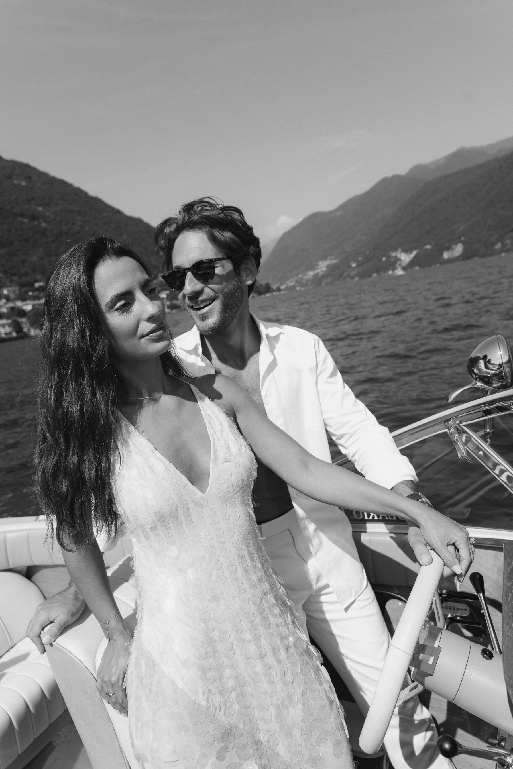 From a Paris Birthday Party to a Huppah on Lake Como: Carina &amp; Elie’s Wedding at The Villa Erba photo