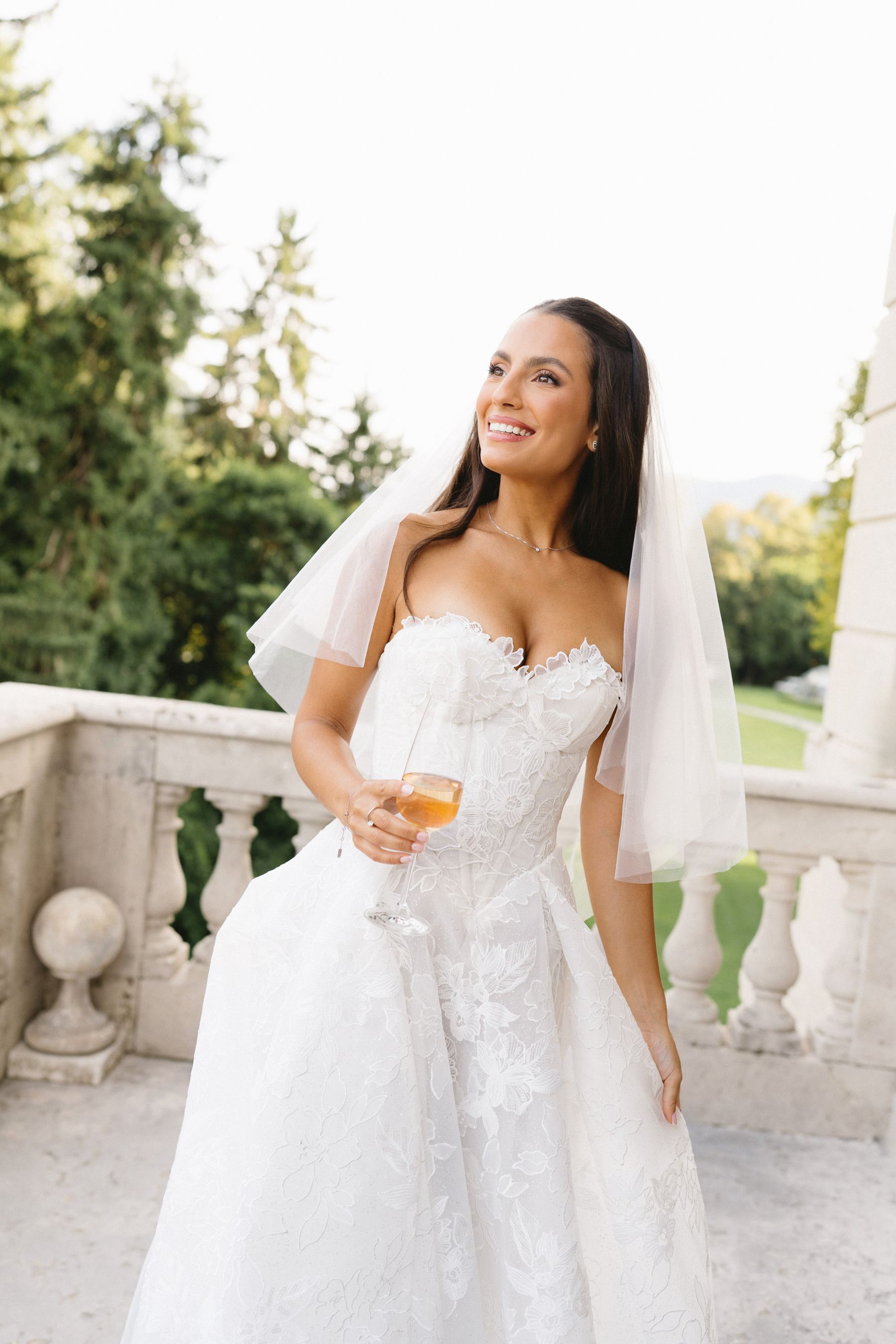 From a Paris Birthday Party to a Huppah on Lake Como: Carina &amp; Elie’s Wedding at The Villa Erba photo