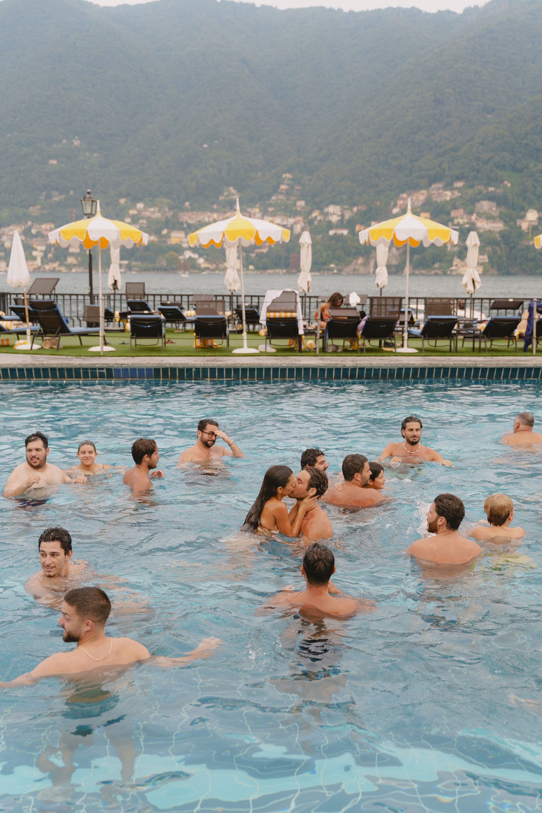 From a Paris Birthday Party to a Huppah on Lake Como: Carina &amp; Elie’s Wedding at The Villa Erba photo