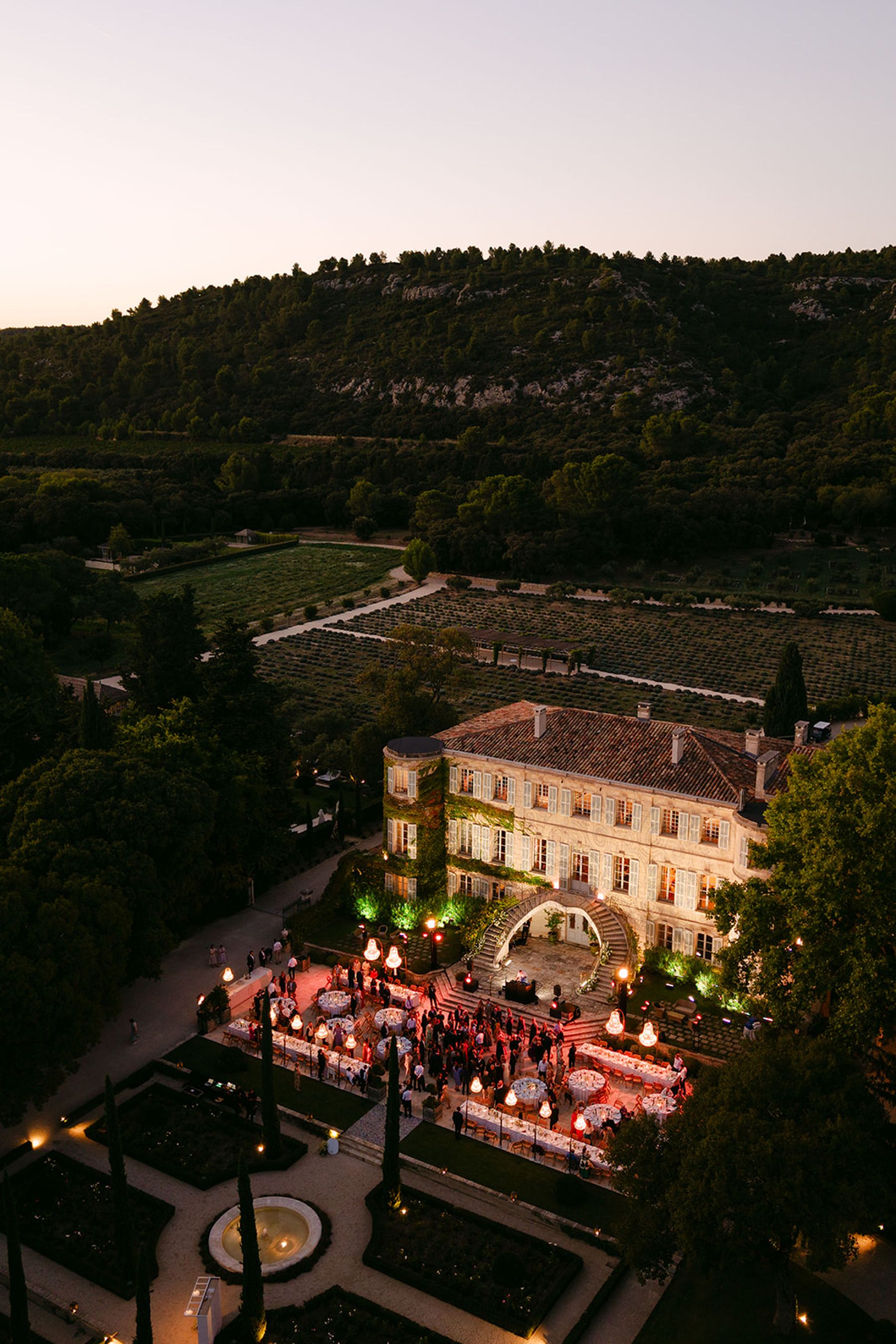 Twelve Years and One Valentine's Day Lunch: Elena &amp; Claude's Alpilles Wedding at Château d'Estoublon photo