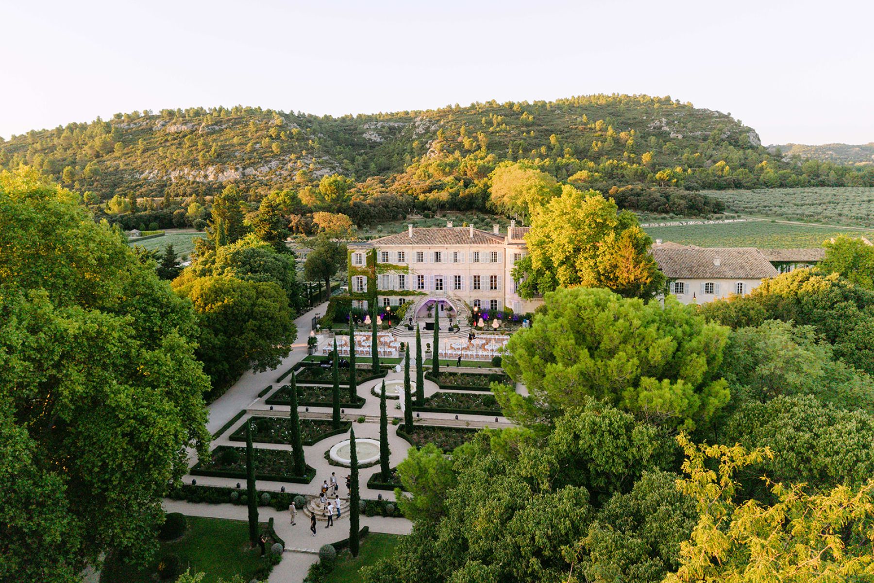 Twelve Years and One Valentine's Day Lunch: Elena &amp; Claude's Alpilles Wedding at Château d'Estoublon photo