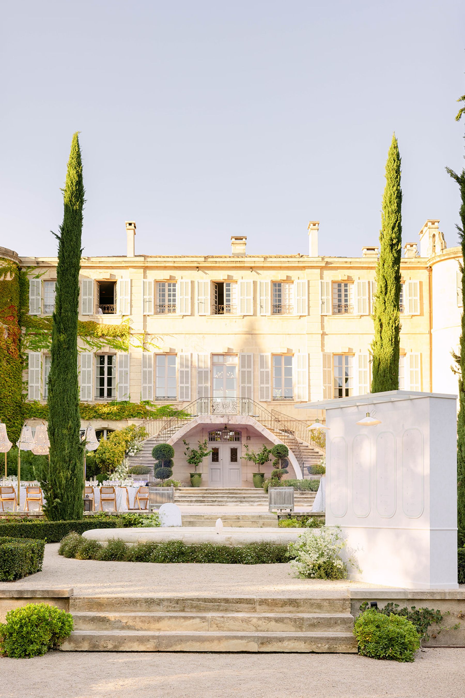 Twelve Years and One Valentine's Day Lunch: Elena &amp; Claude's Alpilles Wedding at Château d'Estoublon photo