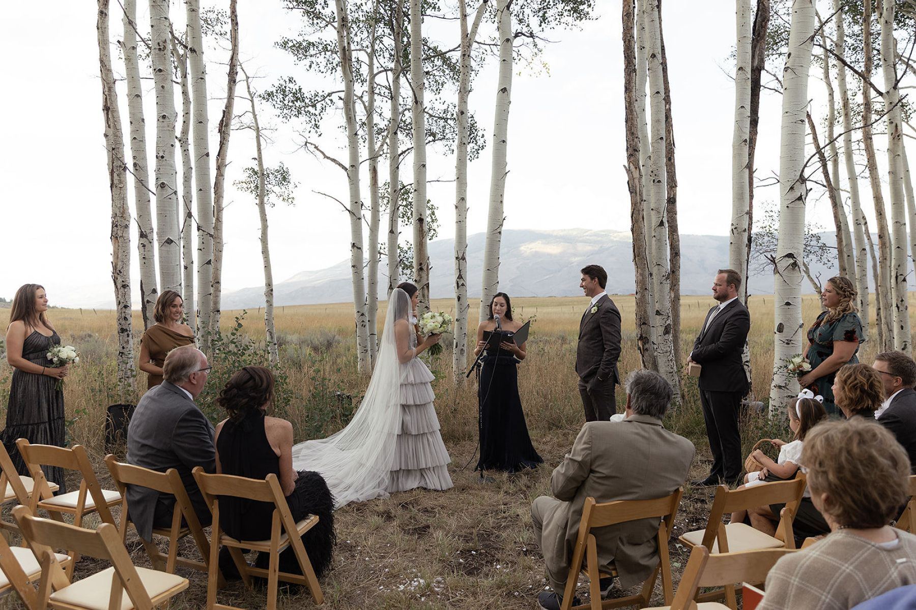 A Laugh-Cry Down the Aisle and Dinner Beneath the Aspens: Olivia &amp; Zach's Wedding at Their Family Property in Silverthorne photo
