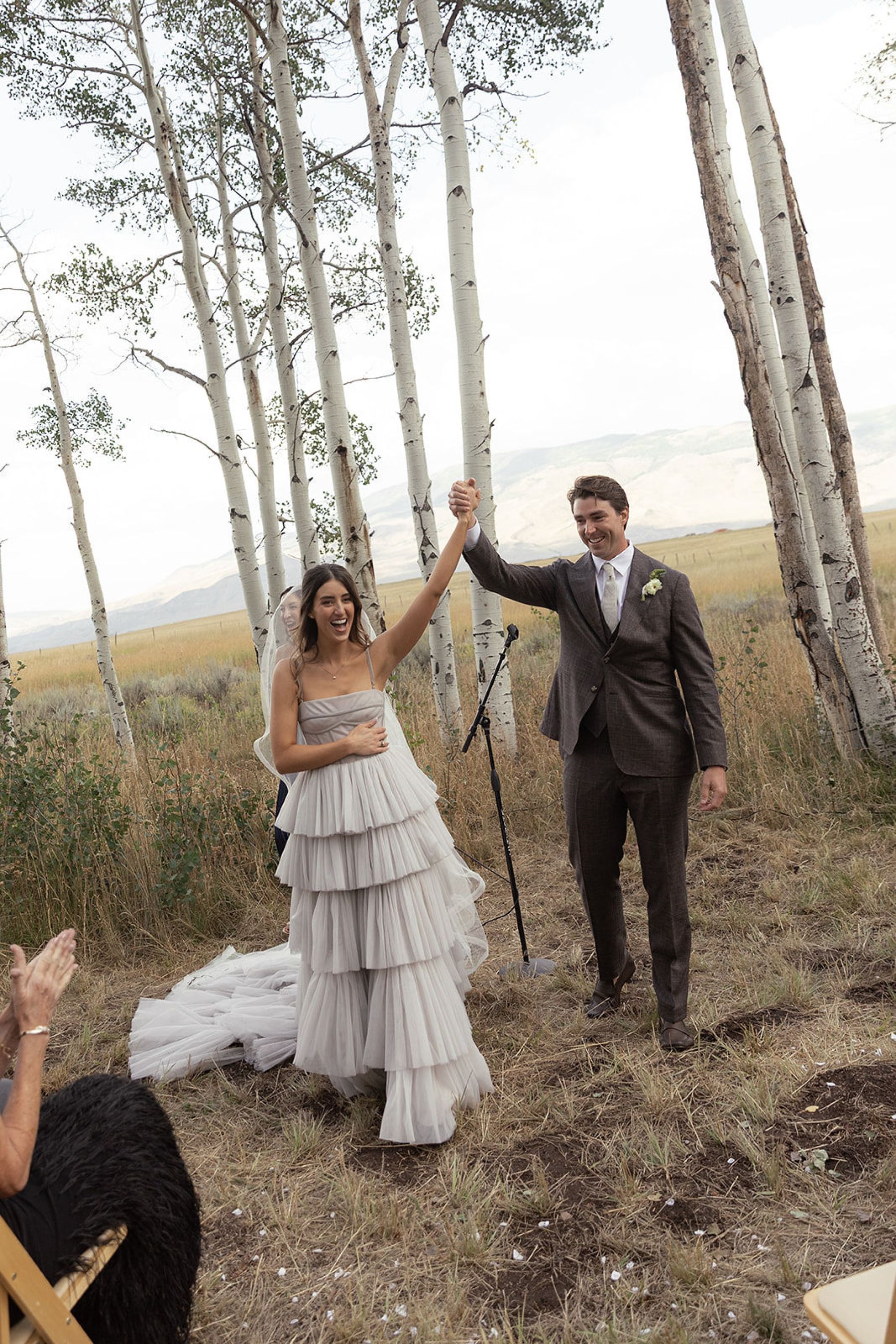 A Laugh-Cry Down the Aisle and Dinner Beneath the Aspens: Olivia &amp; Zach's Wedding at Their Family Property in Silverthorne photo
