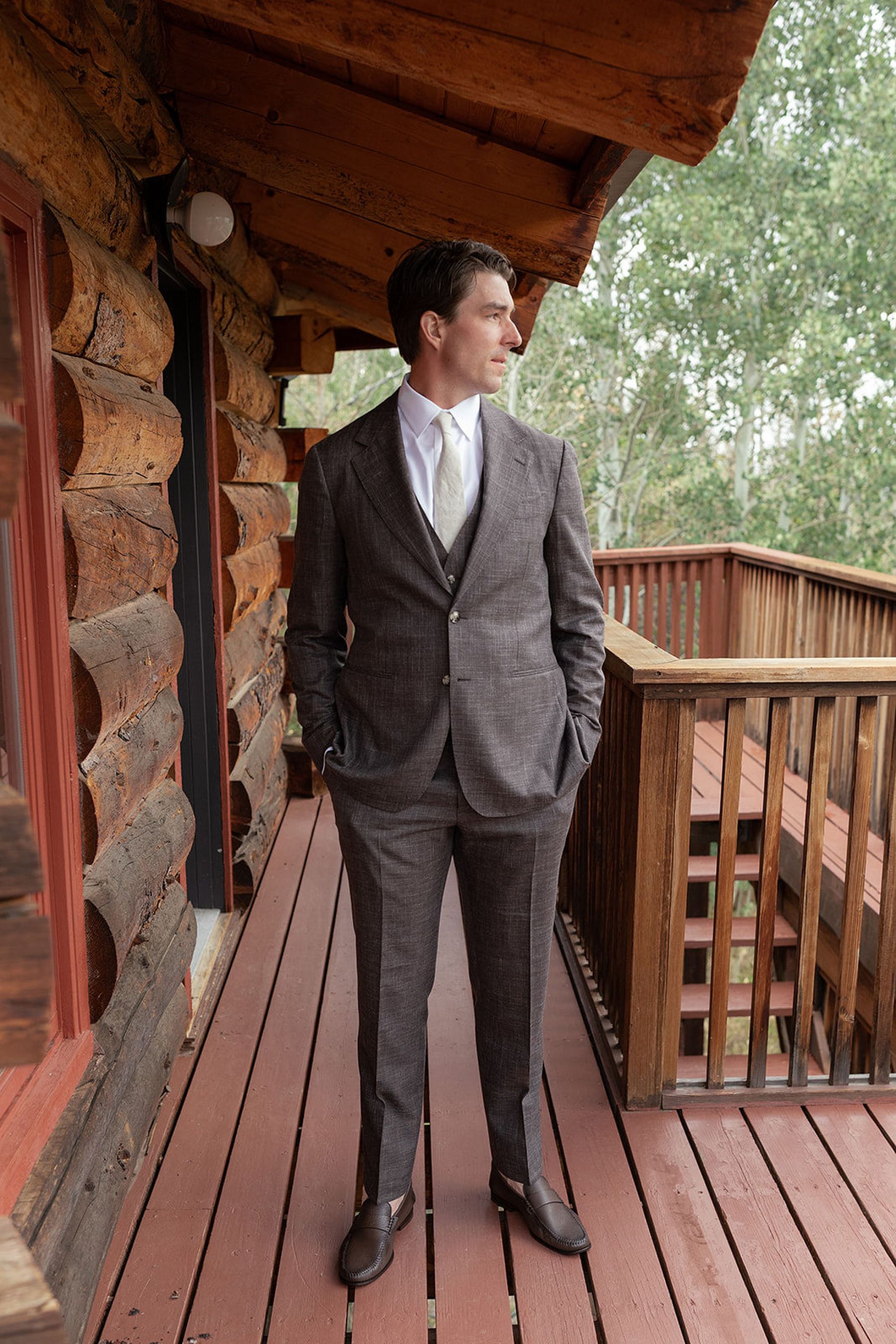 A Laugh-Cry Down the Aisle and Dinner Beneath the Aspens: Olivia &amp; Zach's Wedding at Their Family Property in Silverthorne photo