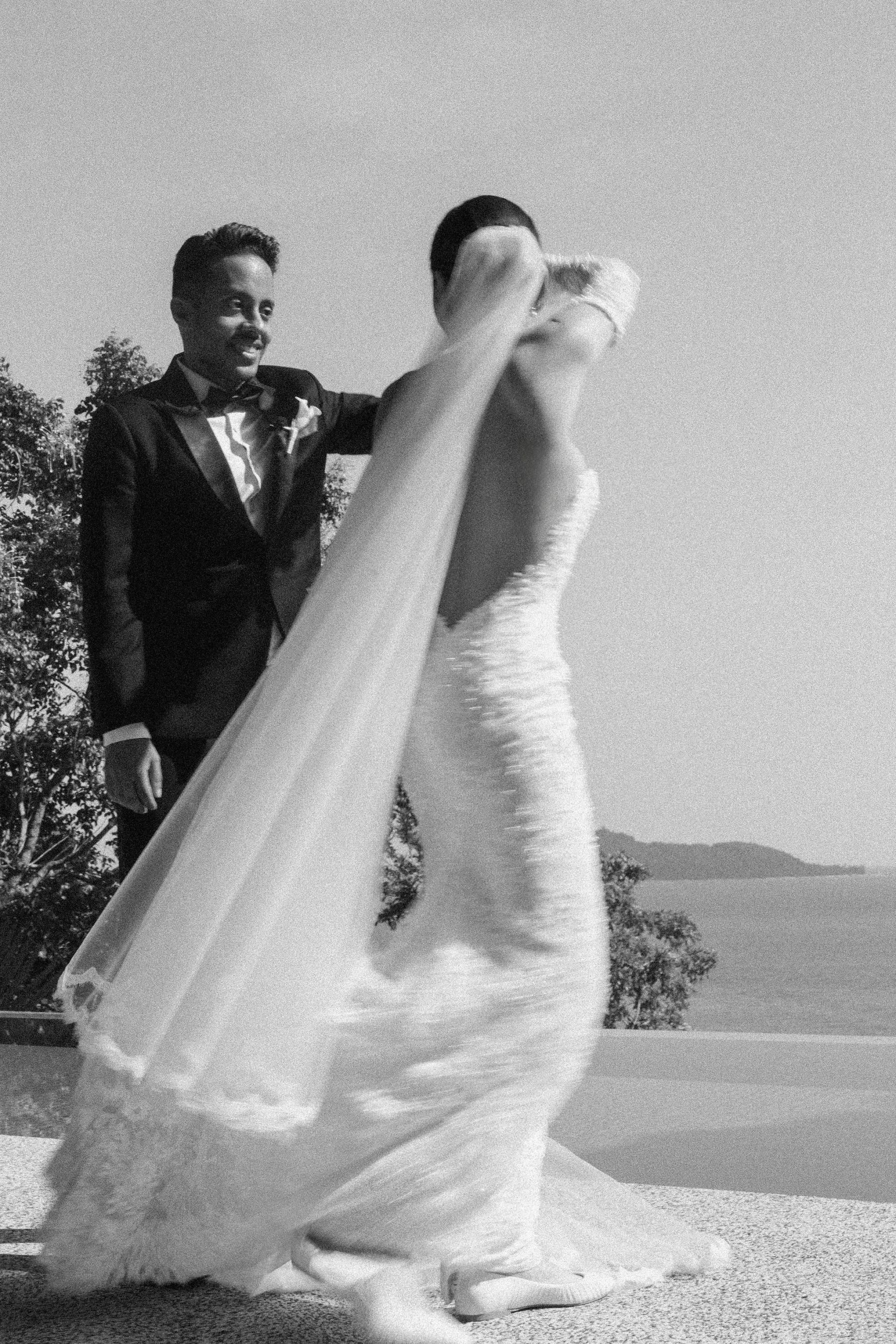 He Took 163 Flights to Get to Her: Kiki &amp; Thavidu's Wedding at COMO Point Yamu, Phuket photo