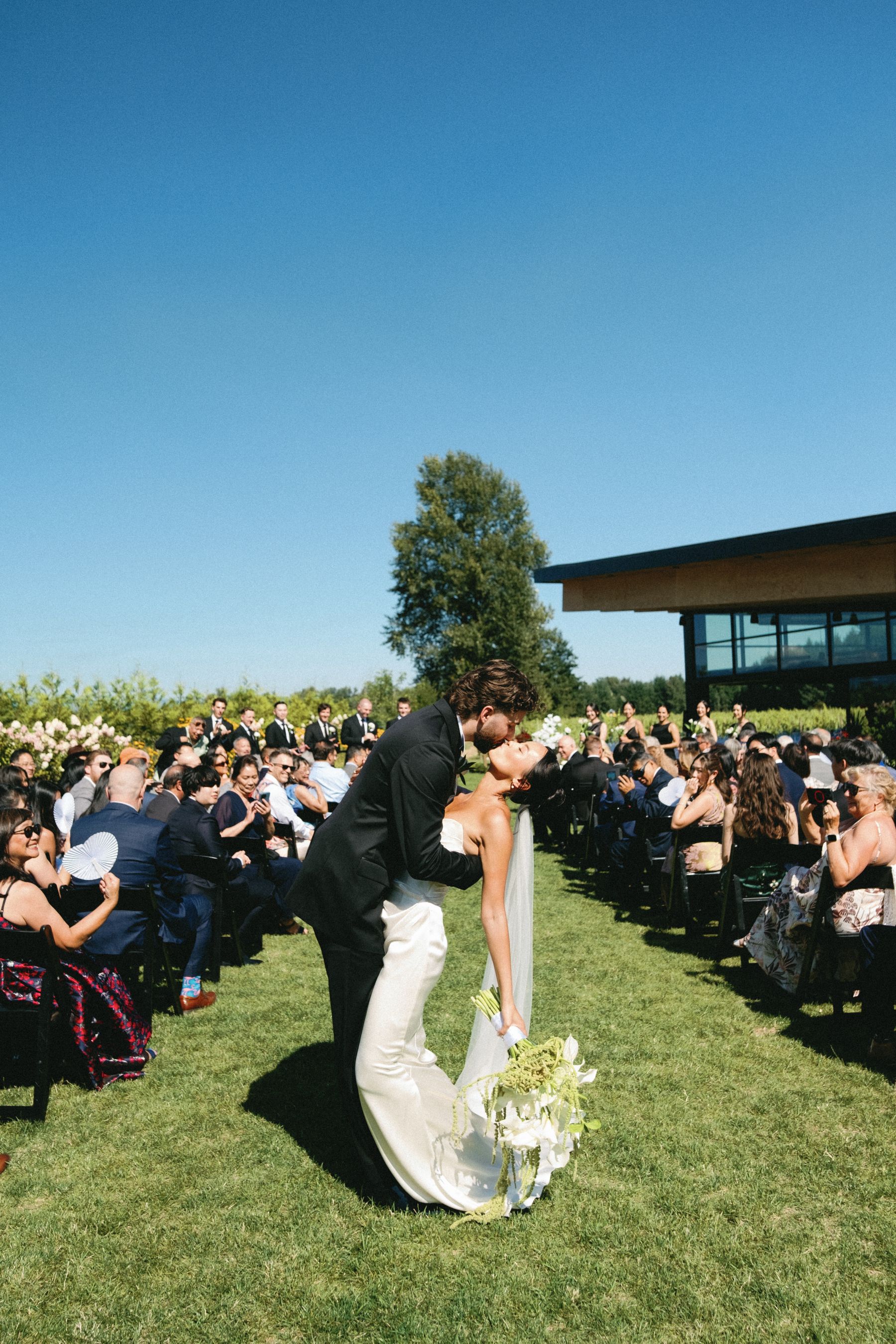A Vineyard, a Vow, and a Tuscan Dream Come True: Breanna &amp; Michael's Wedding at Otter Trail Winery photo