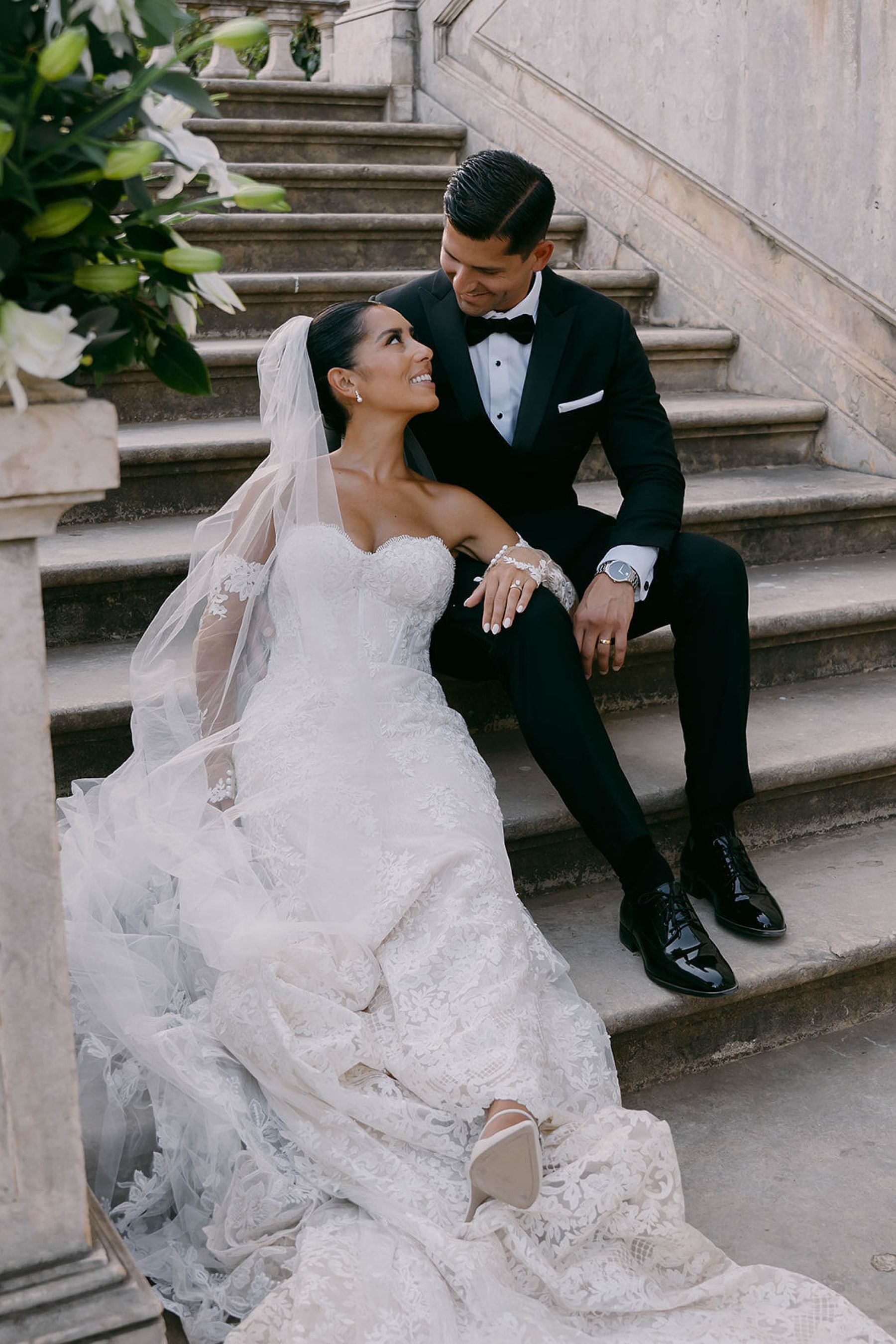 They Said Yes at Lake Como and Got Married in Lisbon: Brittney &amp; Luis's Wedding at Vandelli Botanical Gardens photo