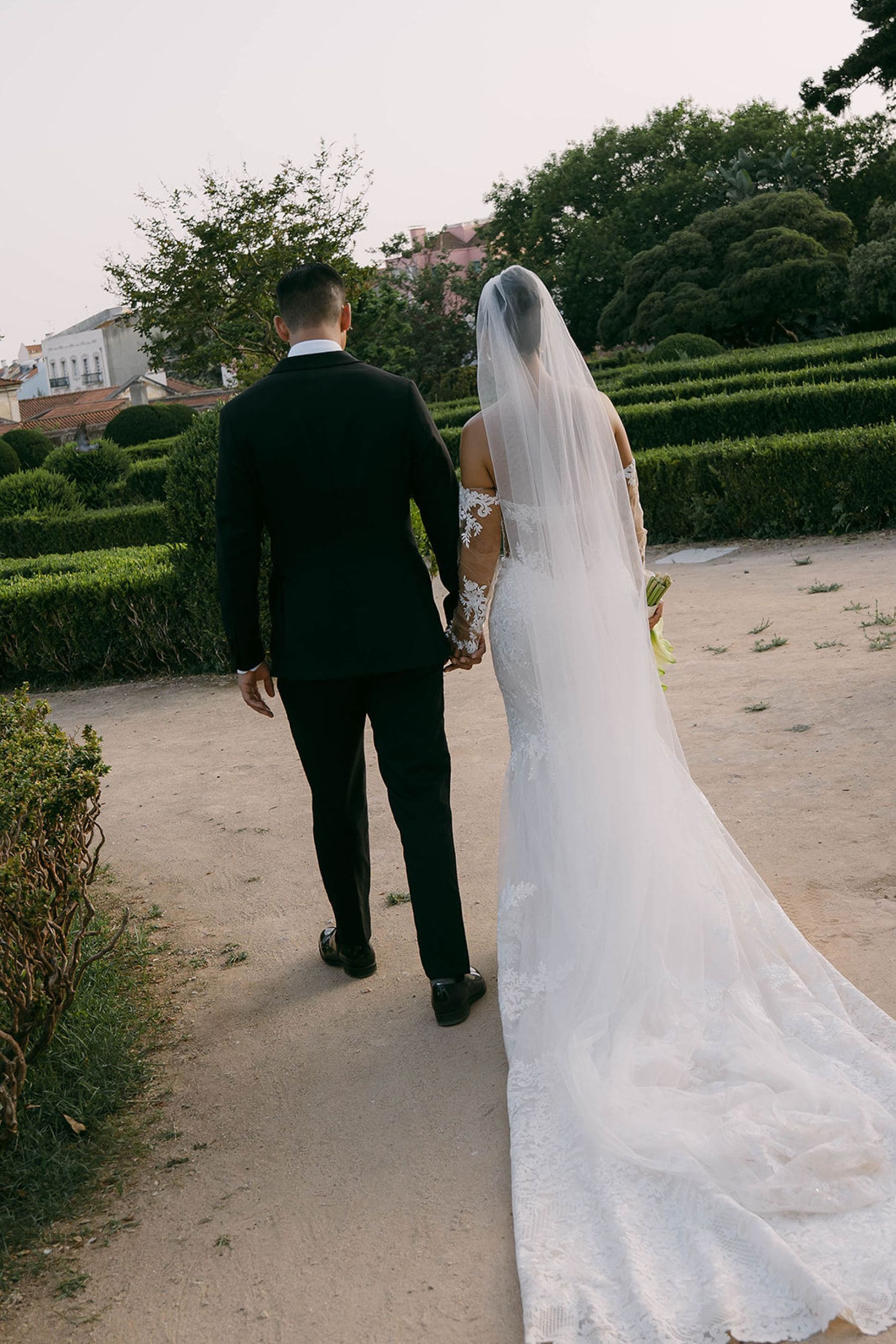 They Said Yes at Lake Como and Got Married in Lisbon: Brittney &amp; Luis's Wedding at Vandelli Botanical Gardens photo