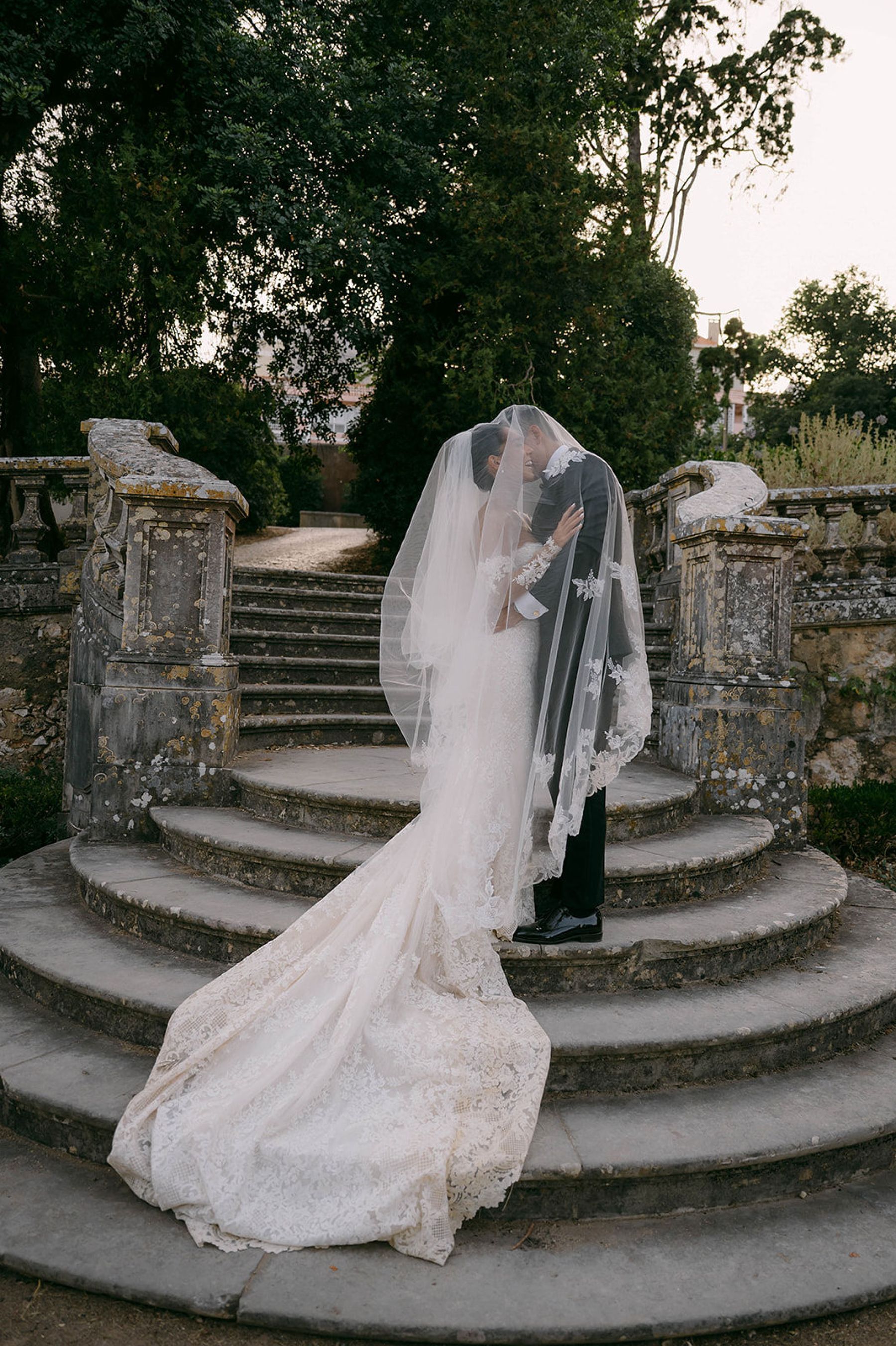They Said Yes at Lake Como and Got Married in Lisbon: Brittney &amp; Luis's Wedding at Vandelli Botanical Gardens photo