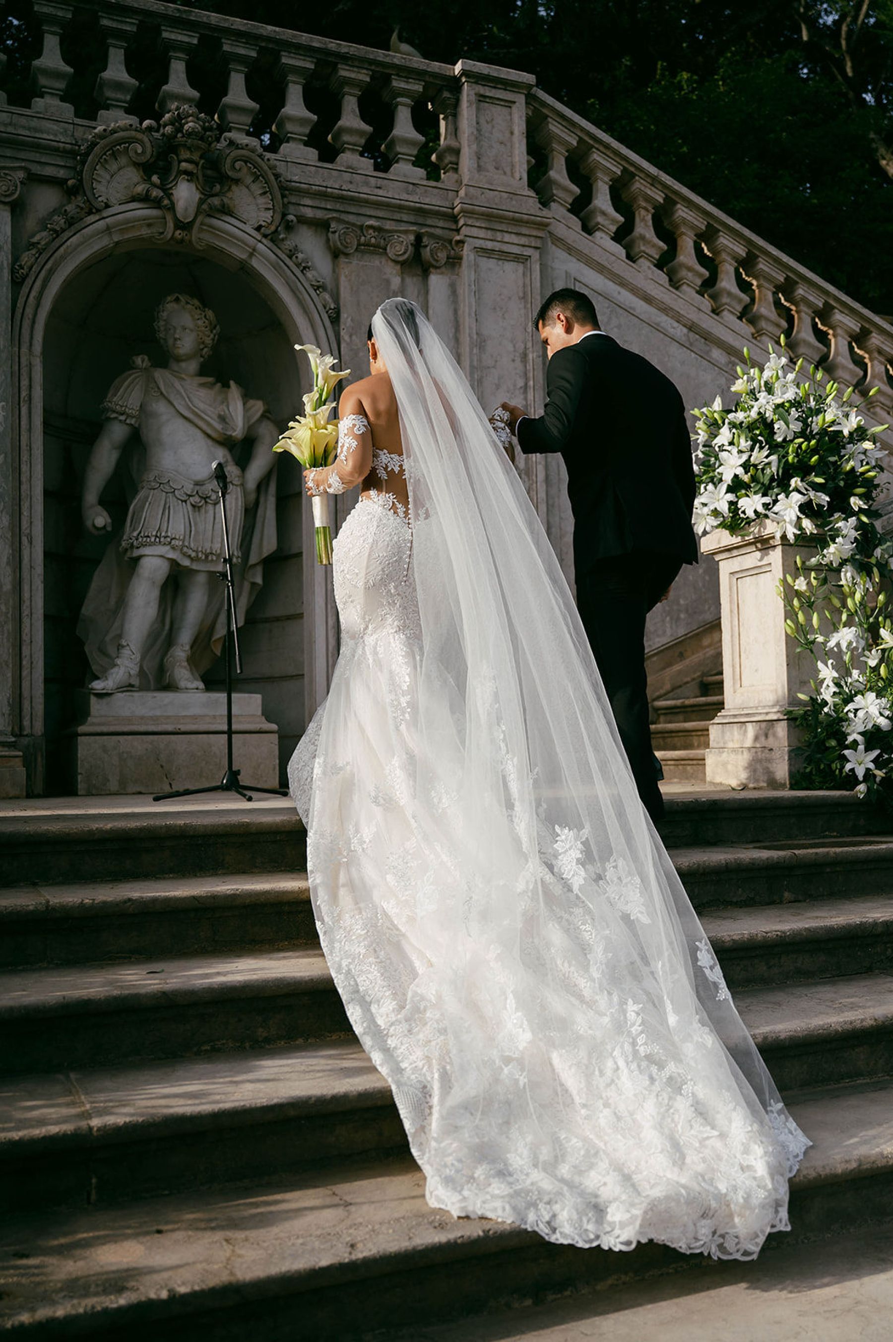 They Said Yes at Lake Como and Got Married in Lisbon: Brittney &amp; Luis's Wedding at Vandelli Botanical Gardens photo