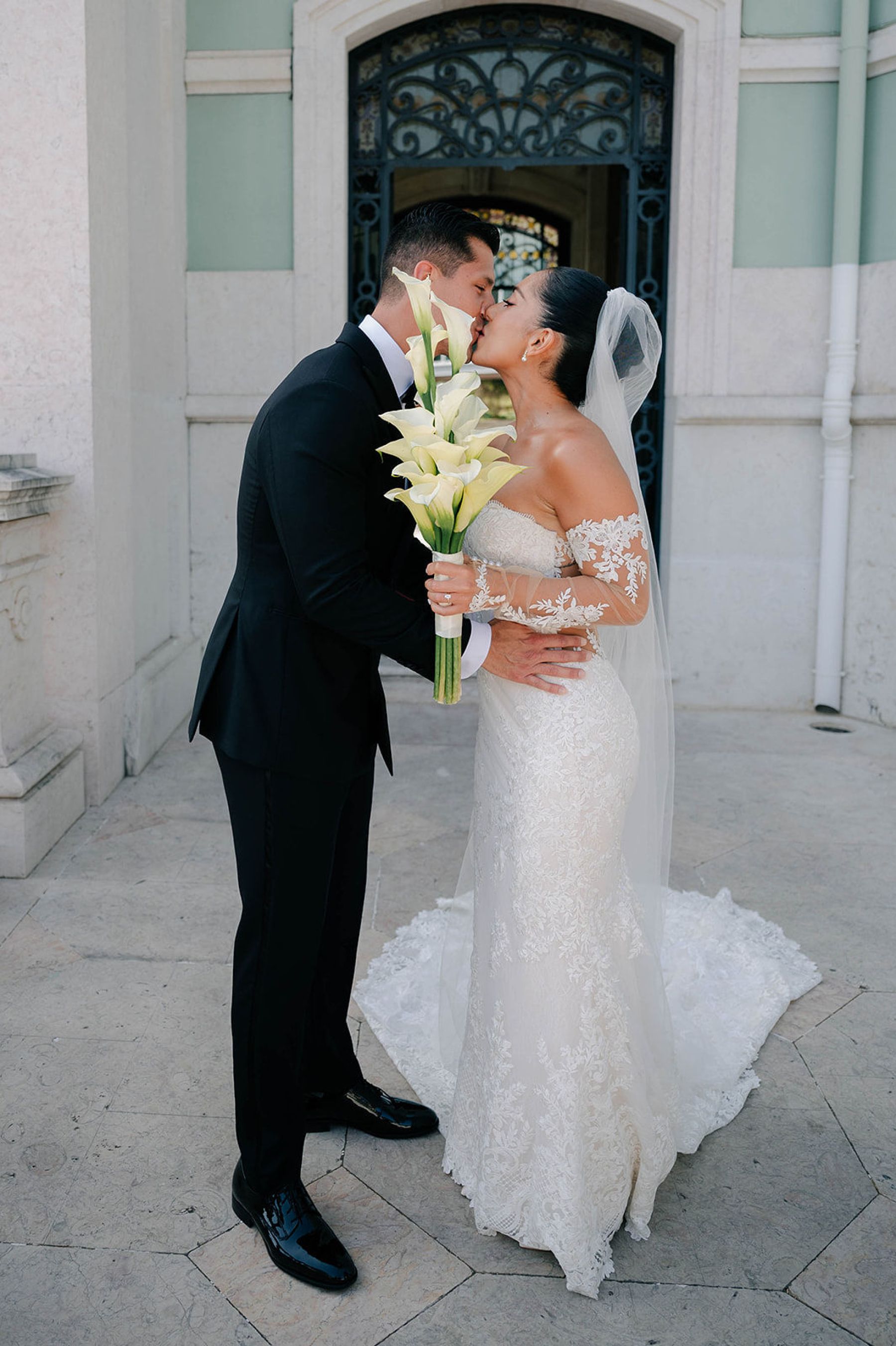 They Said Yes at Lake Como and Got Married in Lisbon: Brittney &amp; Luis's Wedding at Vandelli Botanical Gardens photo
