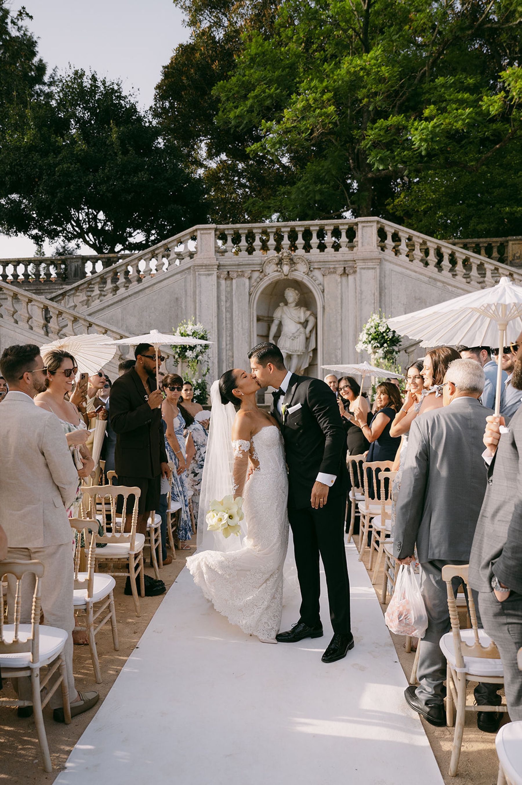 They Said Yes at Lake Como and Got Married in Lisbon: Brittney &amp; Luis's Wedding at Vandelli Botanical Gardens photo