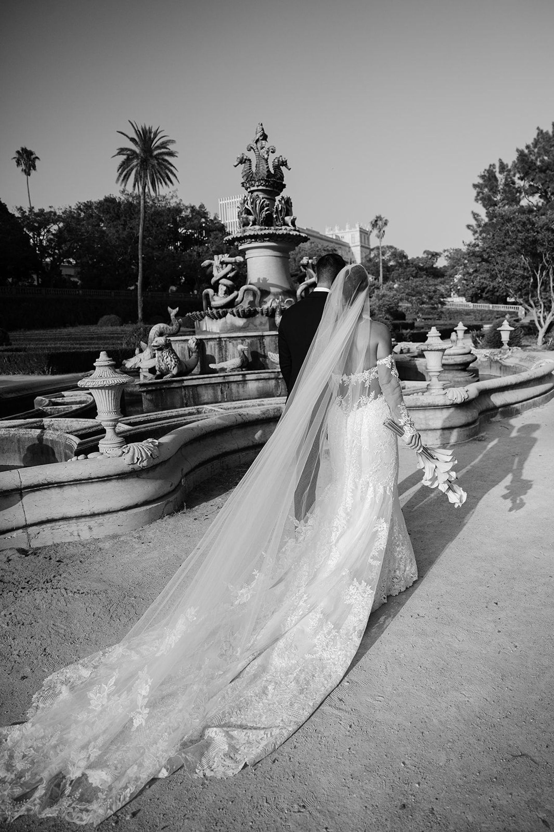 They Said Yes at Lake Como and Got Married in Lisbon: Brittney &amp; Luis's Wedding at Vandelli Botanical Gardens photo