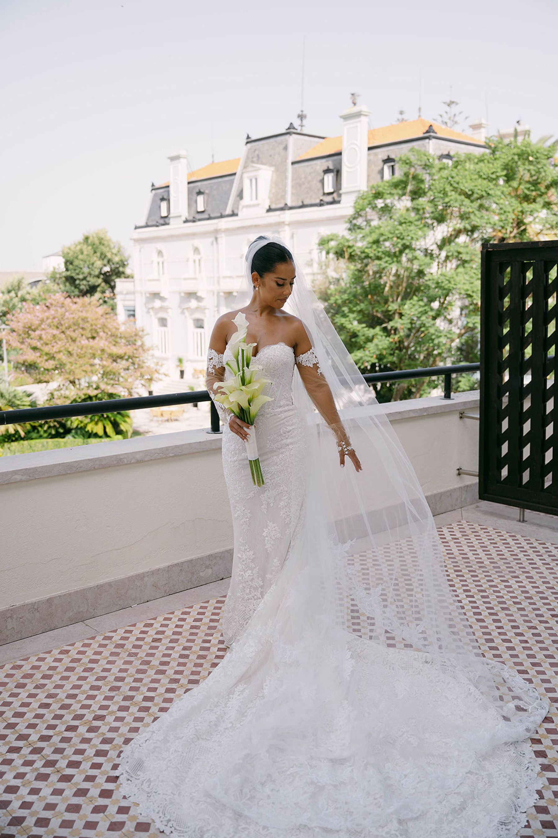 They Said Yes at Lake Como and Got Married in Lisbon: Brittney &amp; Luis's Wedding at Vandelli Botanical Gardens photo
