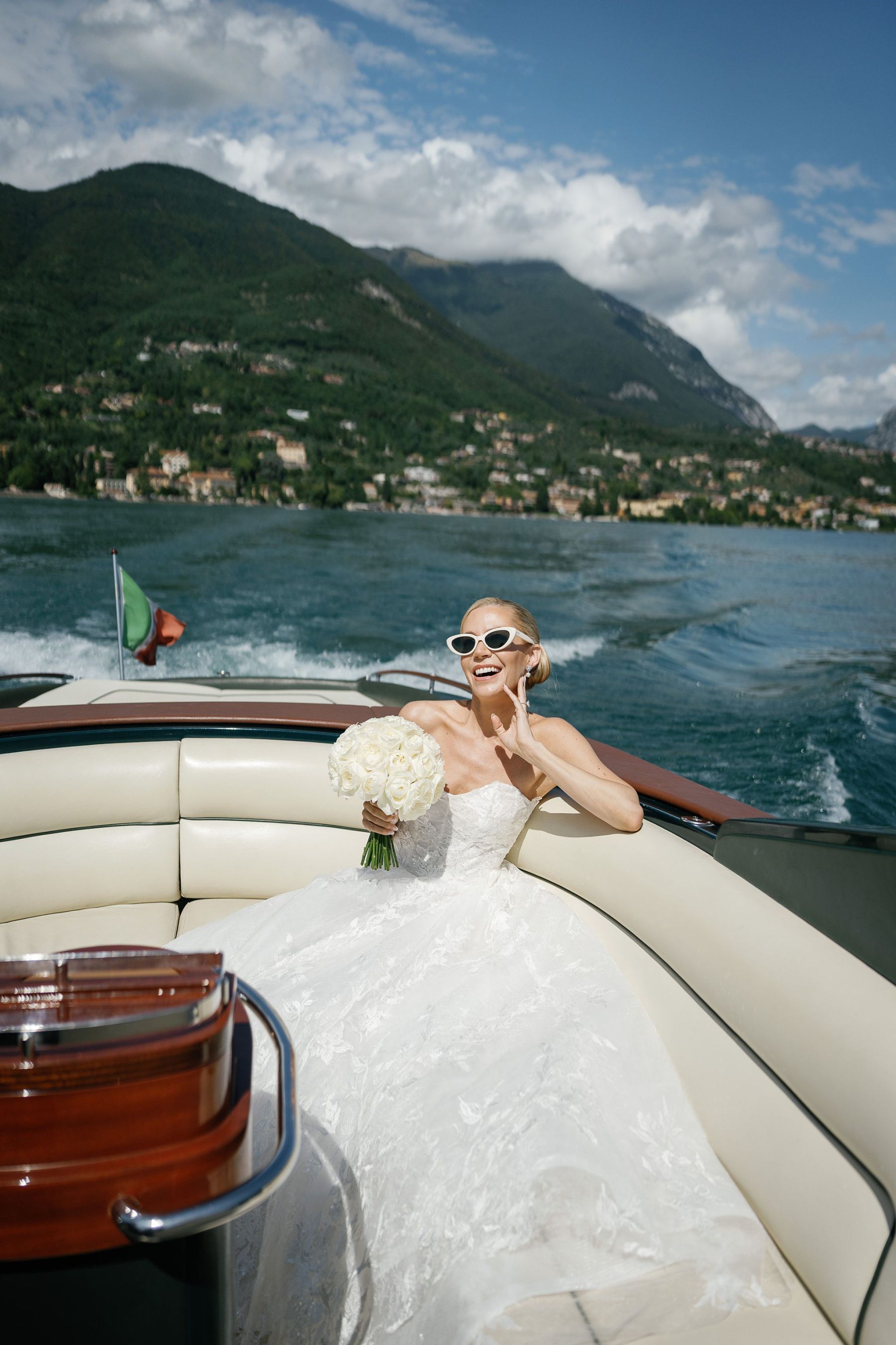 “I Don’t Think I’ll Ever Quite Be Over It”: Lindsey &amp; Elliott’s Wedding at Isola del Garda photo