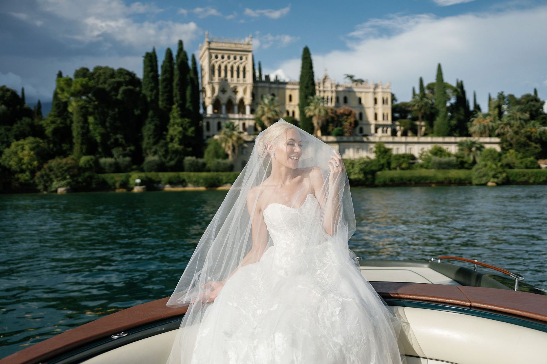“I Don’t Think I’ll Ever Quite Be Over It”: Lindsey &amp; Elliott’s Wedding at Isola del Garda photo