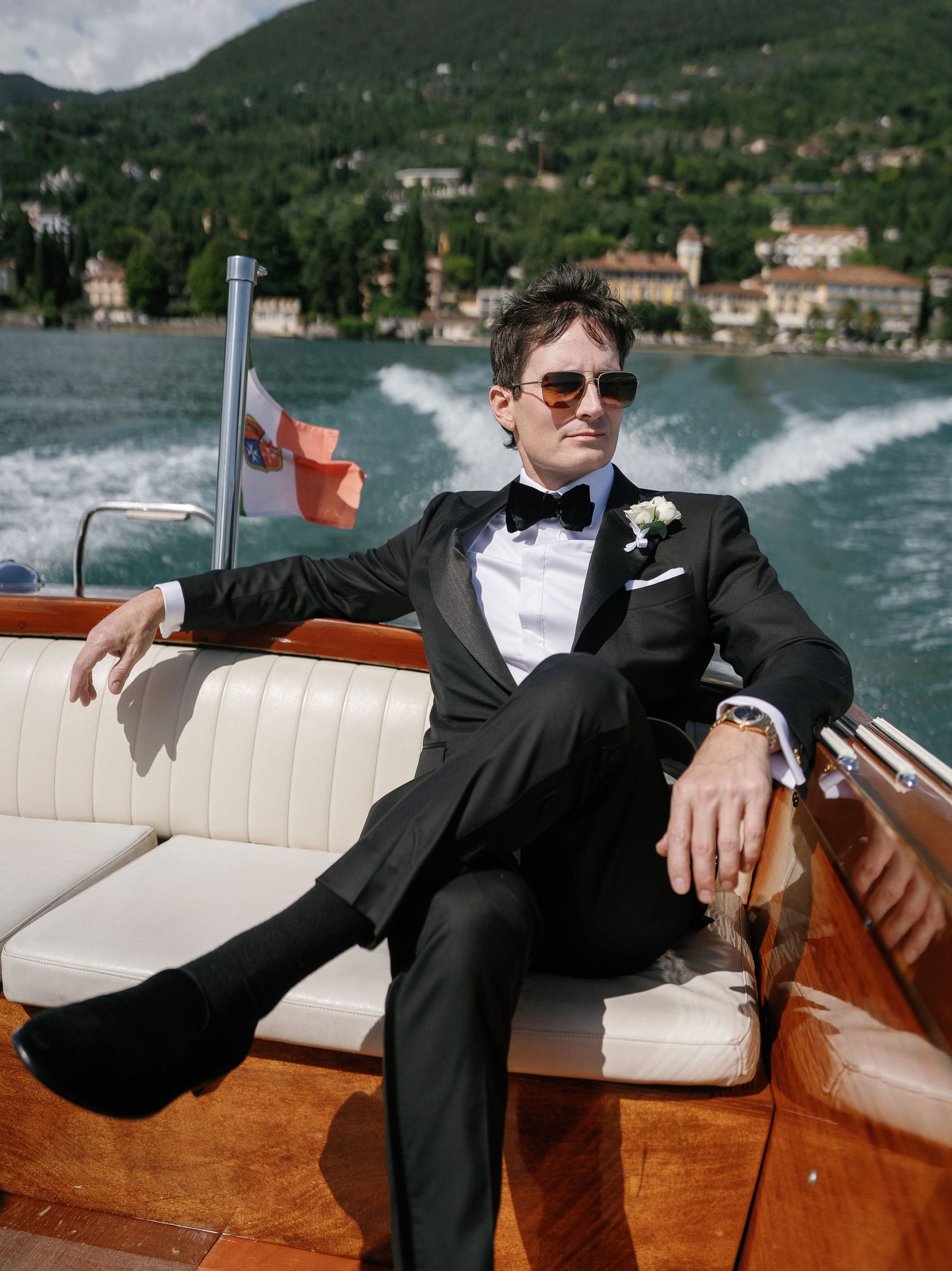 “I Don’t Think I’ll Ever Quite Be Over It”: Lindsey &amp; Elliott’s Wedding at Isola del Garda photo