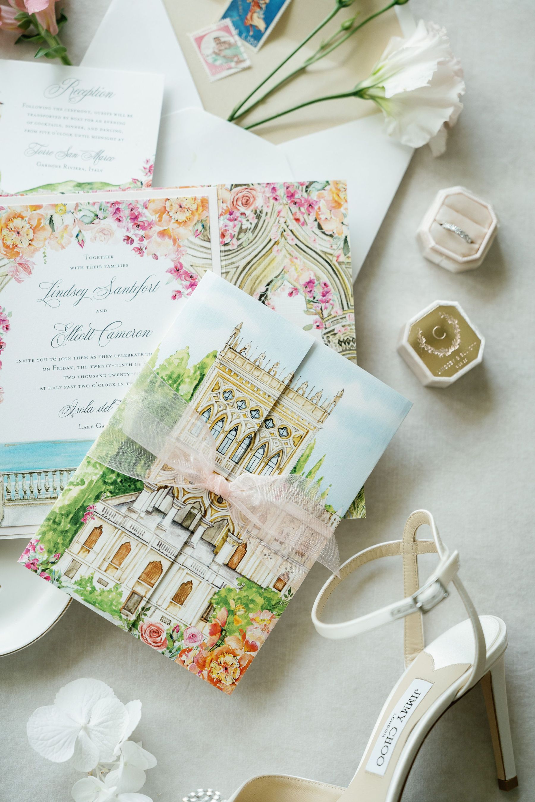 “I Don’t Think I’ll Ever Quite Be Over It”: Lindsey &amp; Elliott’s Wedding at Isola del Garda photo