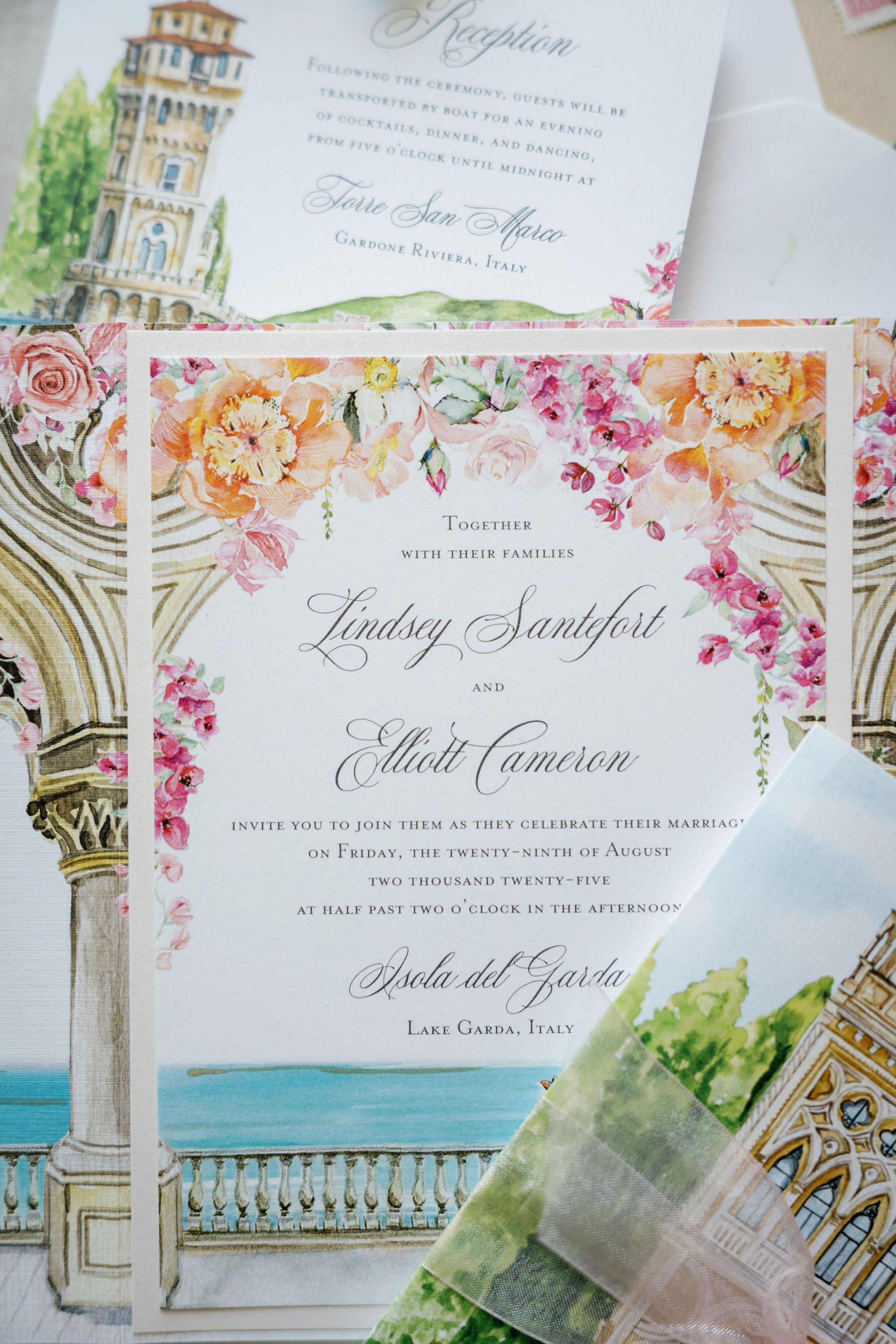“I Don’t Think I’ll Ever Quite Be Over It”: Lindsey &amp; Elliott’s Wedding at Isola del Garda photo