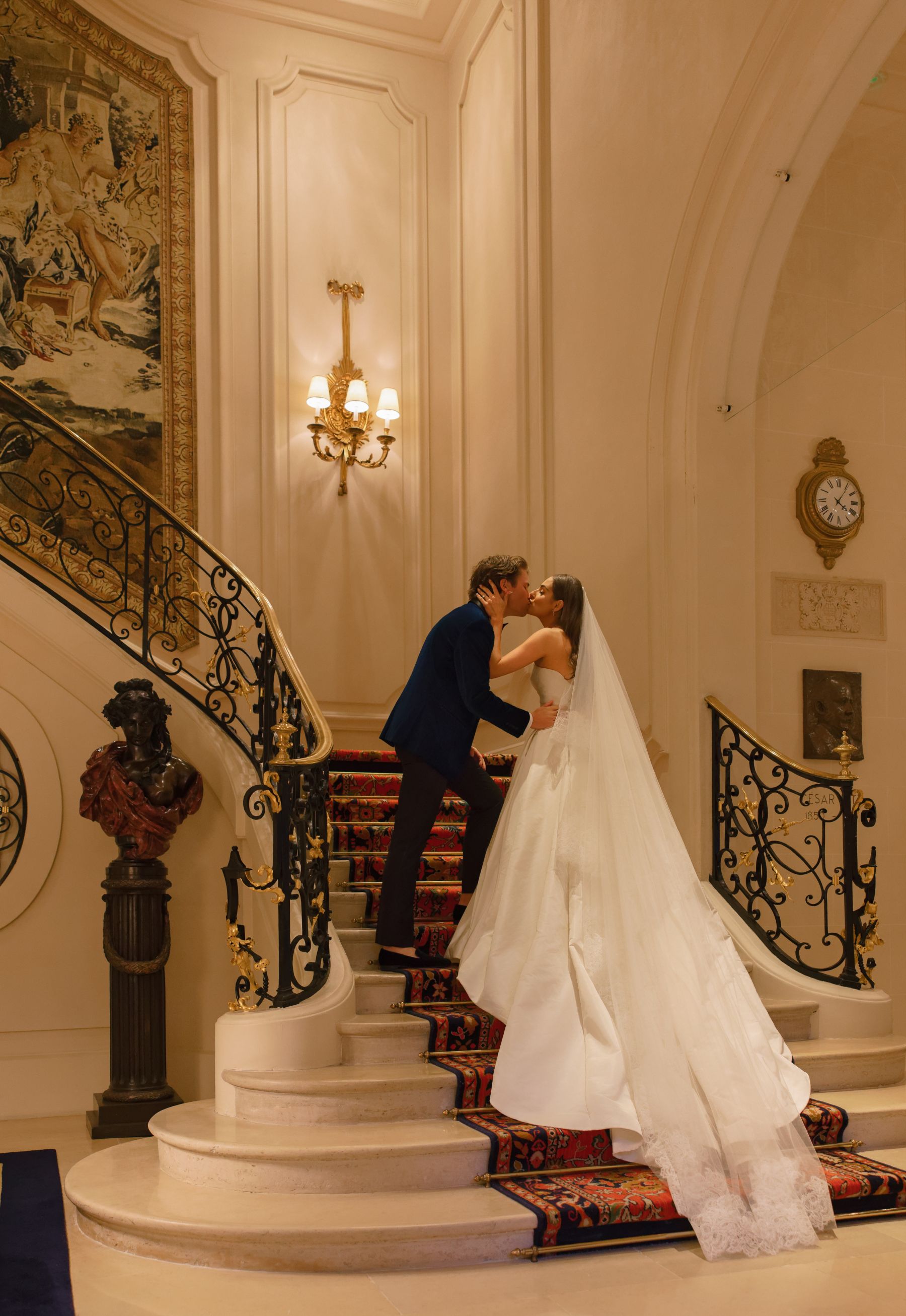 They Wanted Paris. They Got Everything: Savannah &amp; Connor's Wedding at the Ritz Paris and Inter Continental Le Grand photo