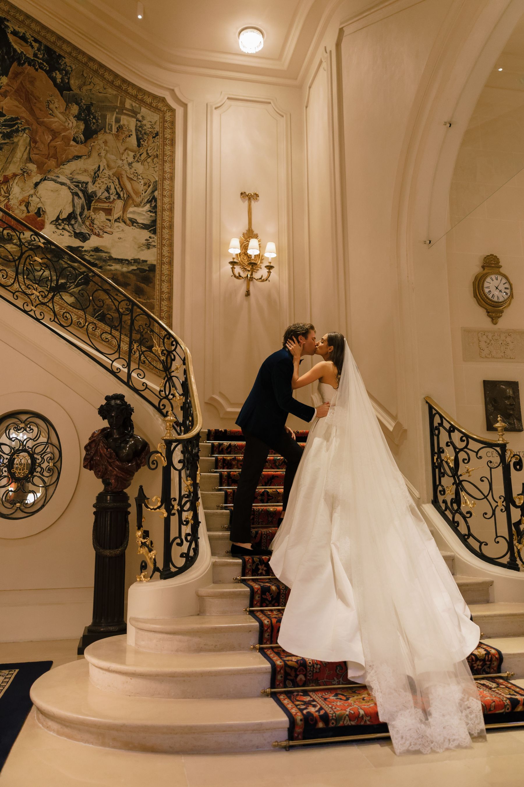 They Wanted Paris. They Got Everything: Savannah &amp; Connor's Wedding at the Ritz Paris and Inter Continental Le Grand photo