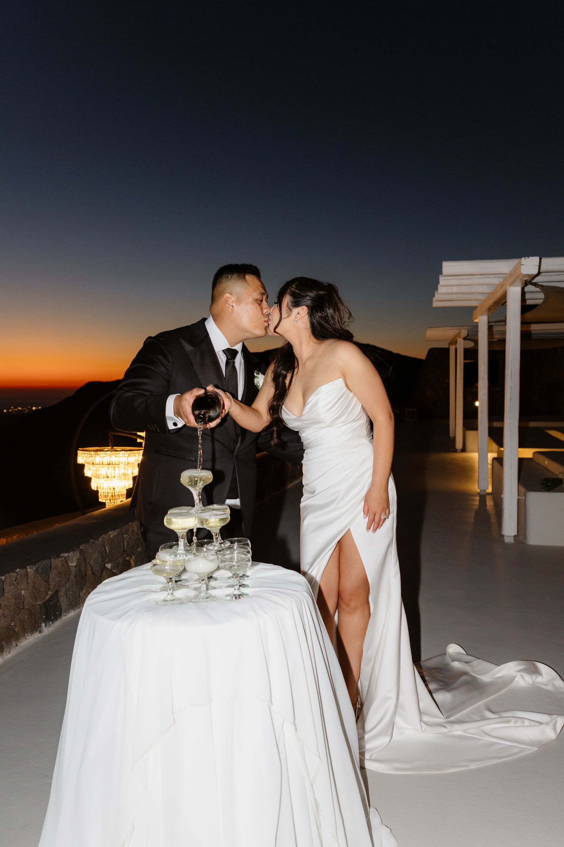 “Fourteen Years Later, He Reminds Me It Was Love at First Sight”: Janet &amp; Anthony’s Wedding at Aenaon Villas, Santorini photo